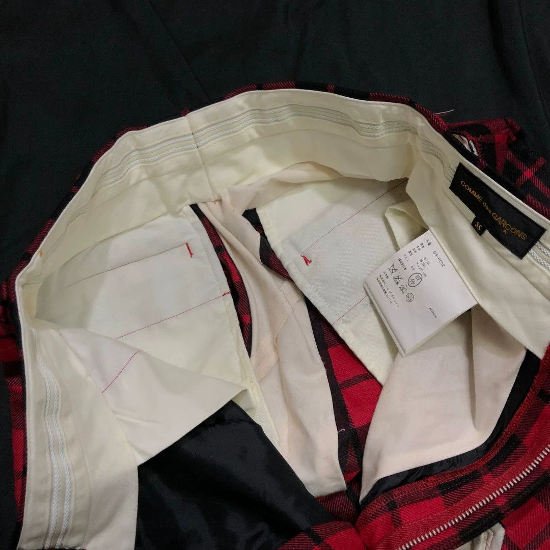 Comme des Garcons CdG 07SS Cubisme Deconstructed Wool Pants Size 25" / US 0 / IT 36 - 3 Thumbnail