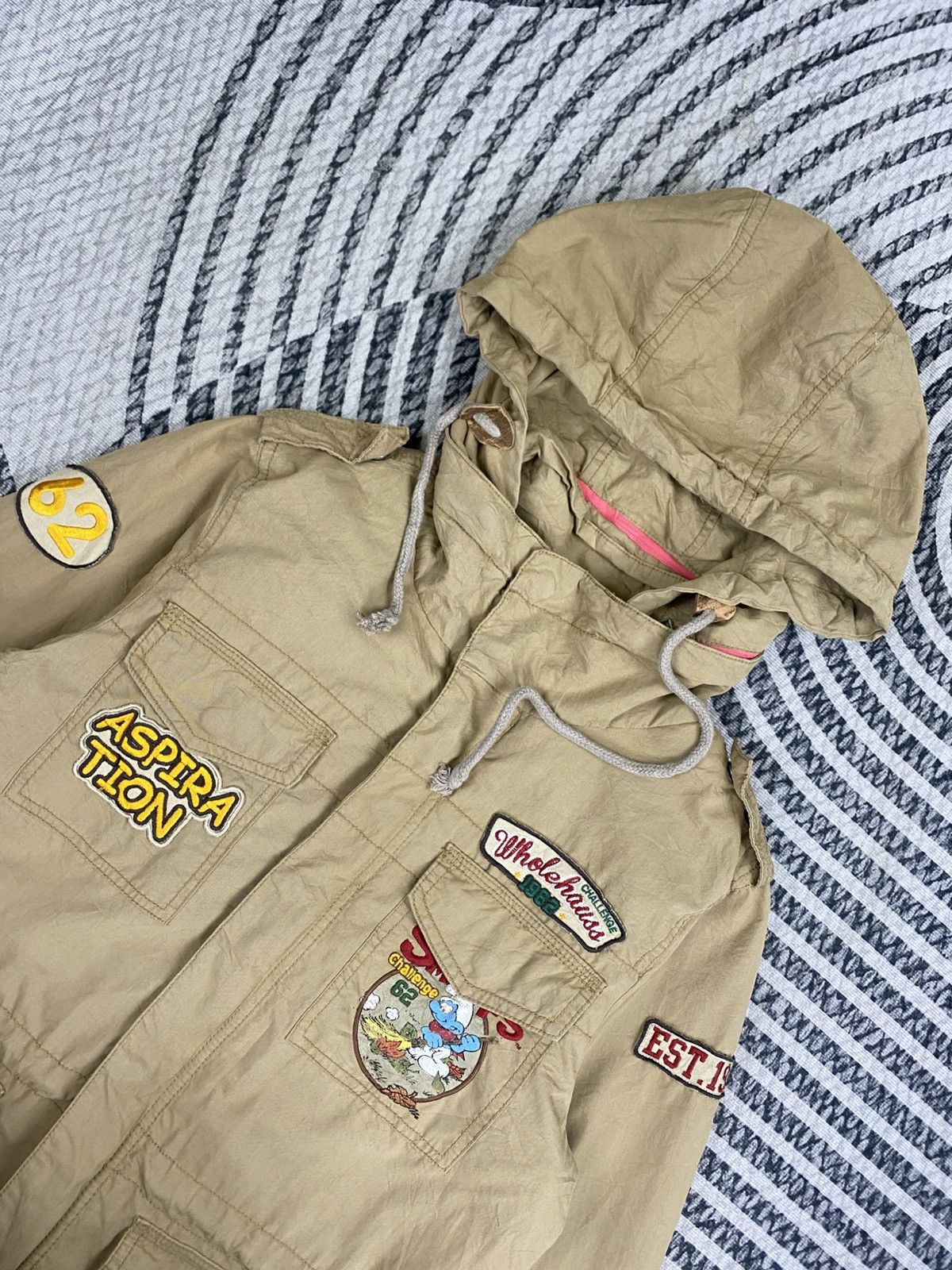 Japanese Brand Vintage Whole Hauss Military Patch Jacket Size US S / EU 44-46 / 1 - 8 Thumbnail