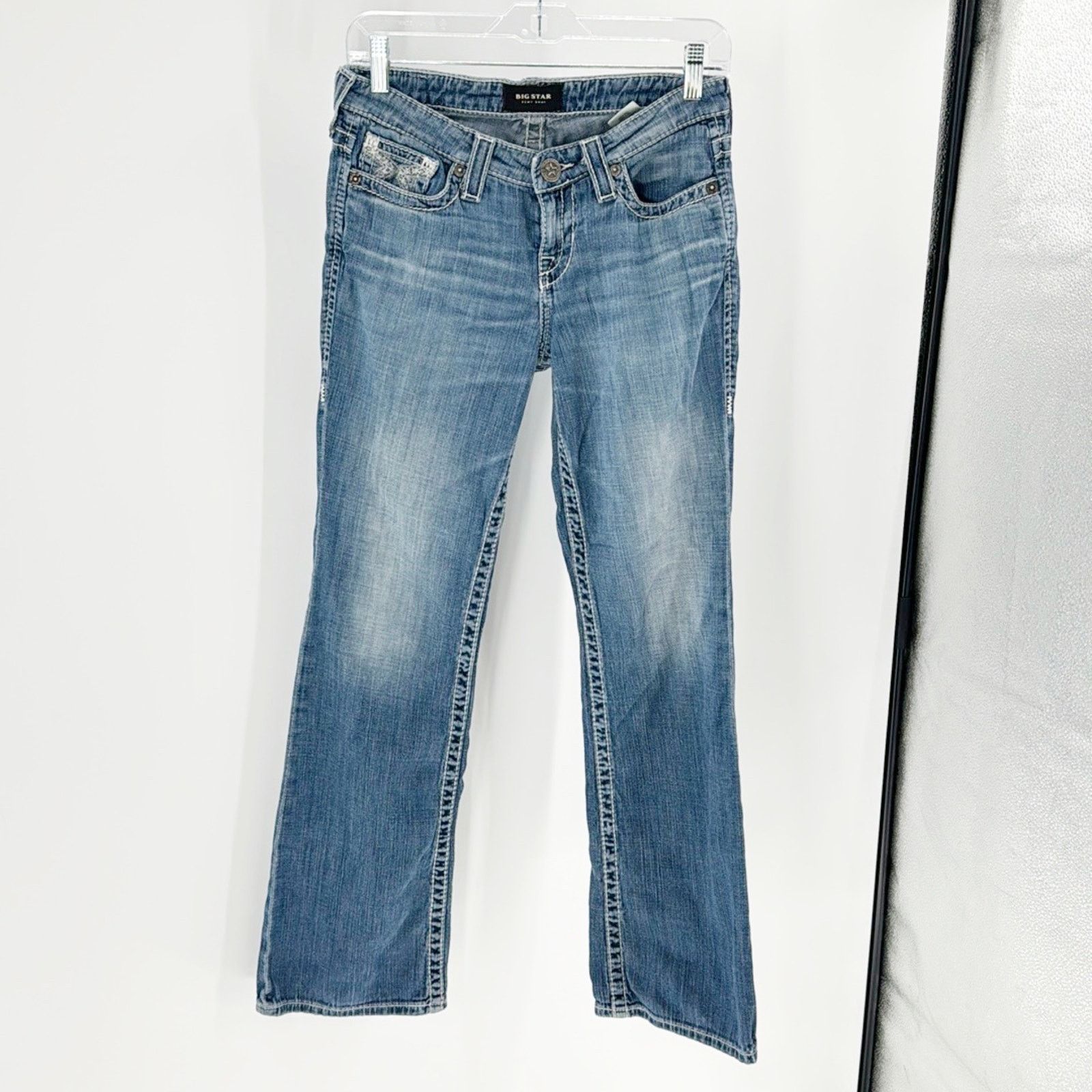 Big Star Big Star Remmy bootcut jeans sz 28 rodeo western low rise Size 28" / US 6 / IT 42 - 2 Thumbnail