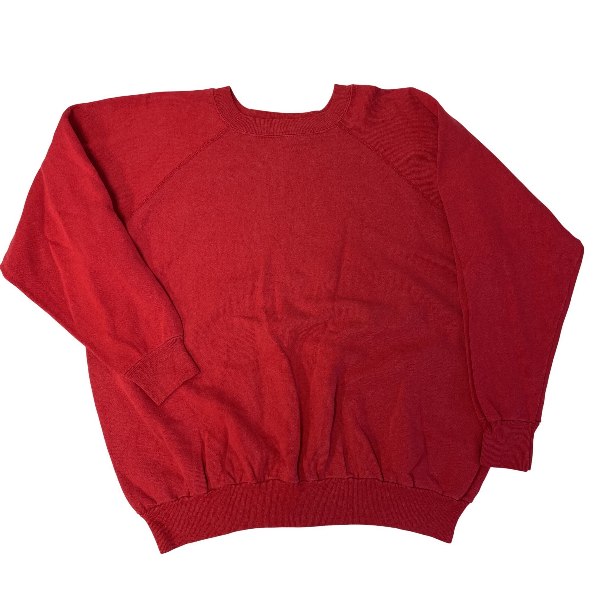 Other Vtg Athletic Gym Workout Pullover 50/50 RAGLAN Sweatshirt Size US L / EU 52-54 / 3 - 1 Thumbnail