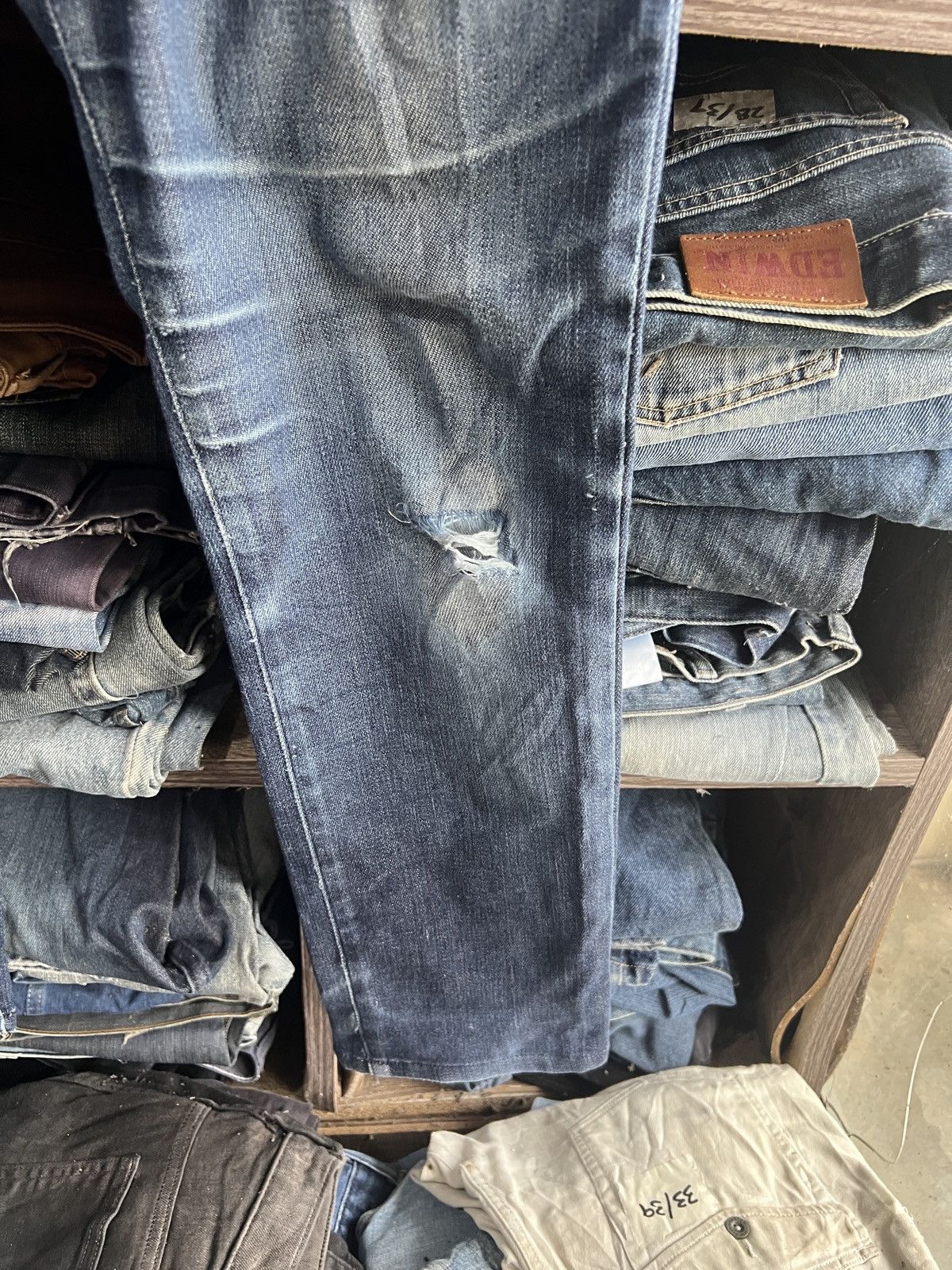 Edwin 🔥Stretchable Edwin Jerseys Distressed Denim Size US 31 - 9 Thumbnail