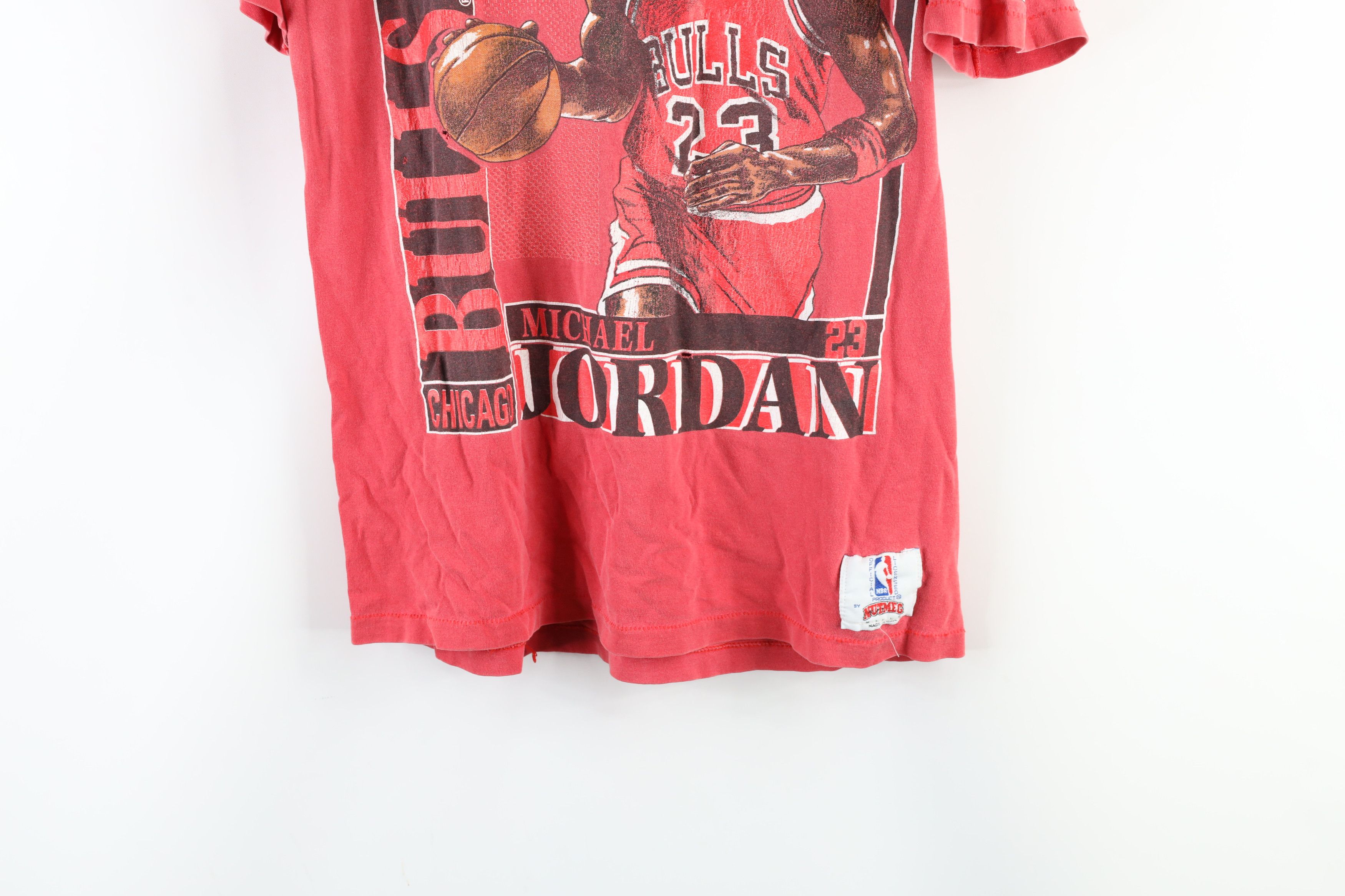 Vintage Vintage 90s Jordan Chicago Bulls Basketball T-Shirt USA Size US M / EU 48-50 / 2 - 3 Thumbnail