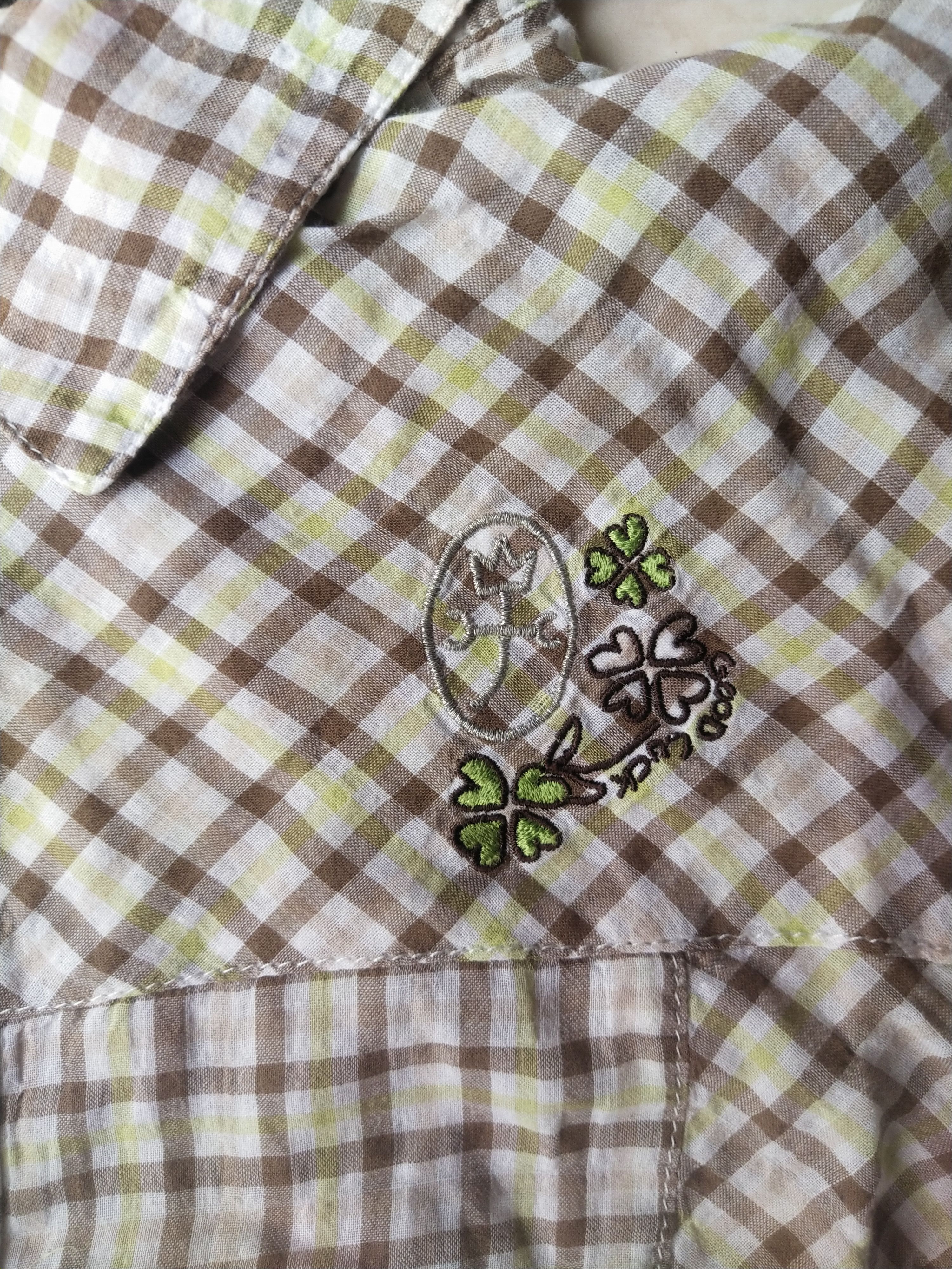 Jean Charles De Castelbajac JC de Castelbajac Gingham Crinkle Tunic Shirt Cottagecore Size M / US 6-8 / IT 42-44 - 3 Thumbnail