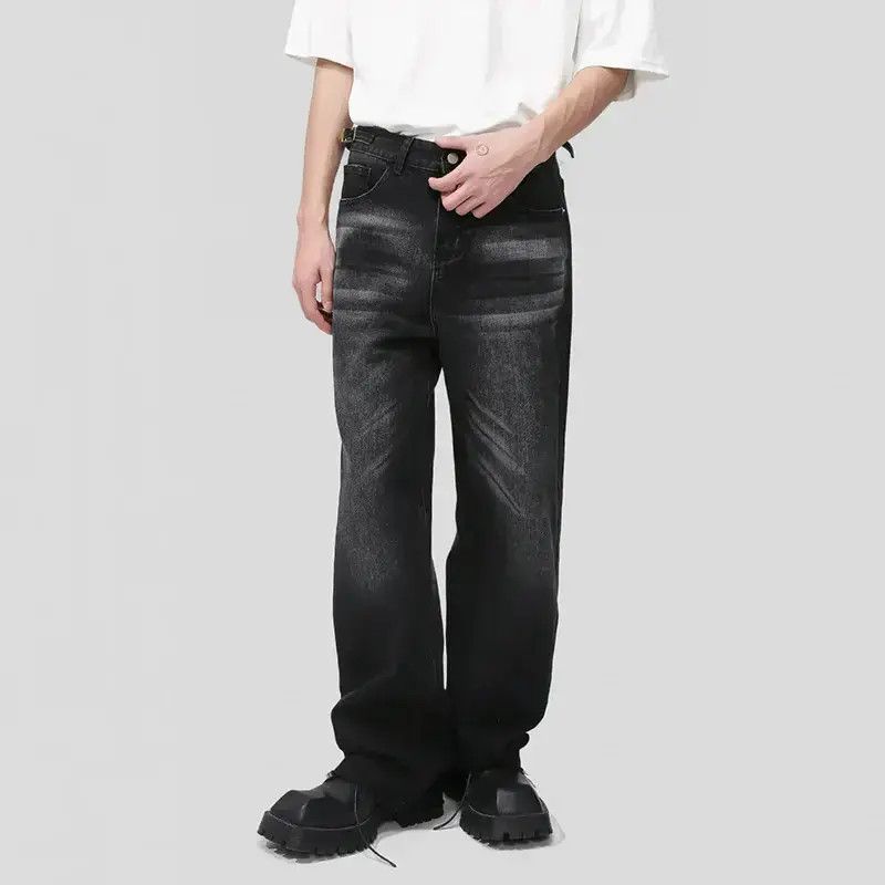 Japanese Brand Straight Leg Baggy Denim Size US 32 / EU 48 - 6 Thumbnail