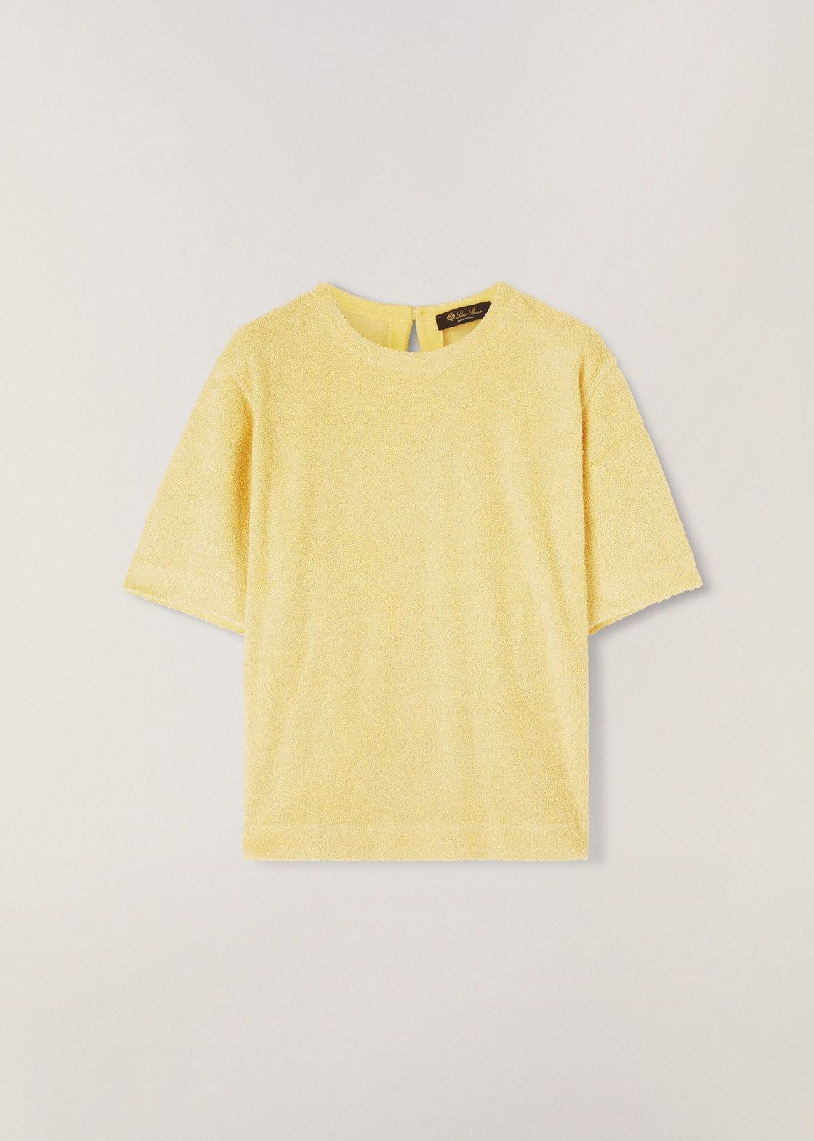 Loro Piana o1srvl11e0424 T- Shirt in Medium Yellow Size S / US 4 / IT 40 - 1 Thumbnail