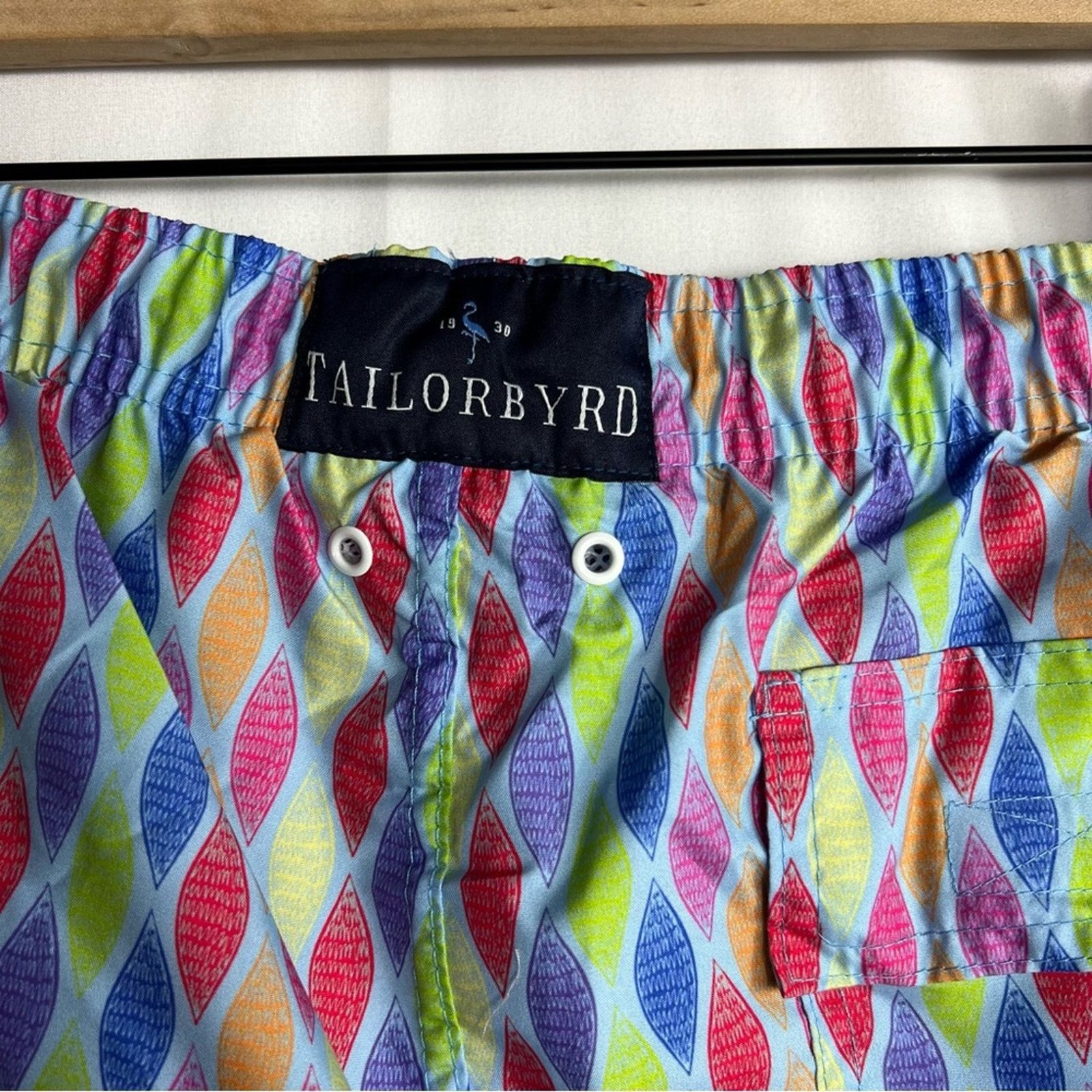 Tailorbyrd TAILORBYRD Patterned Swim Shorts NWT in Large Size US 32 / EU 48 - 4 Thumbnail