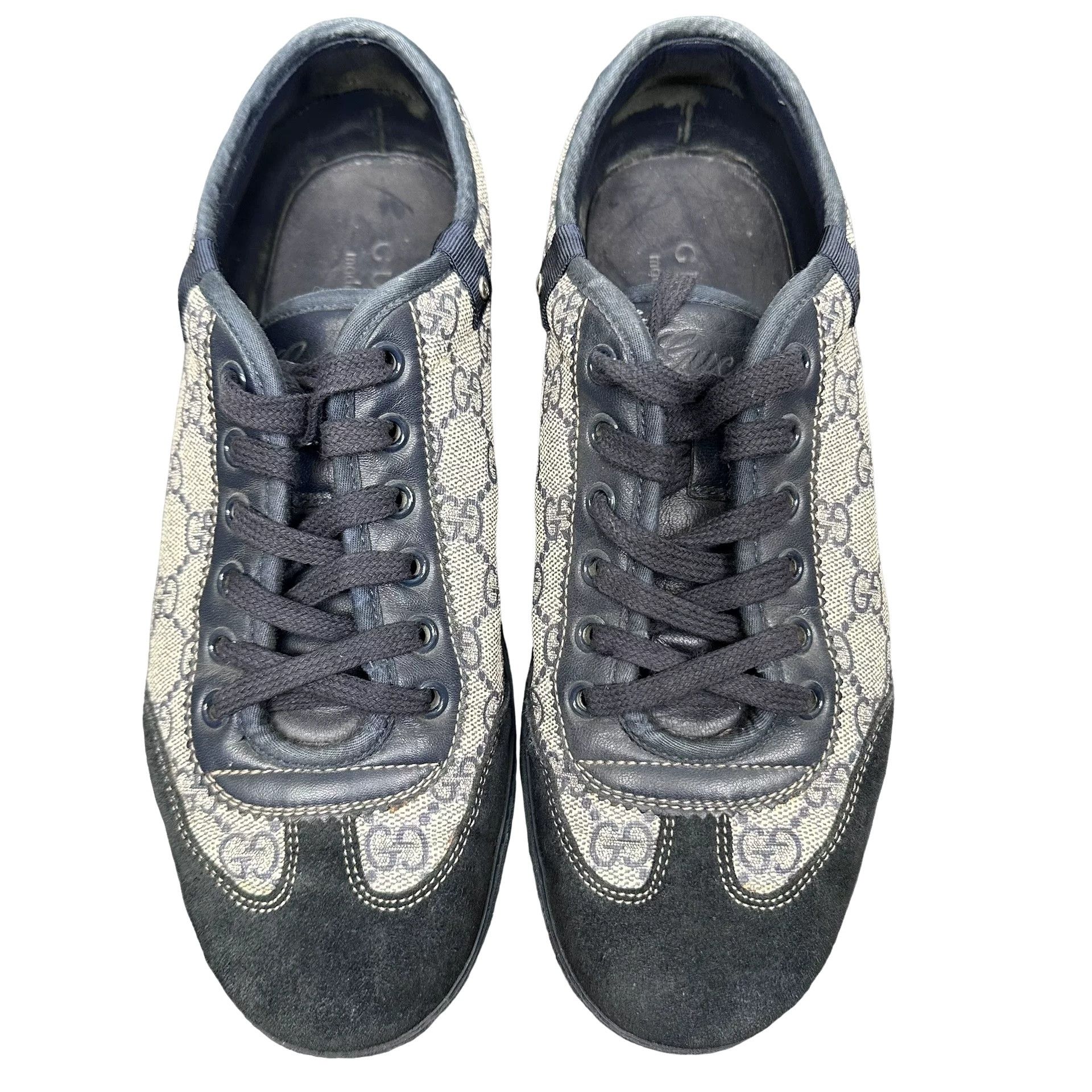 Gucci Gucci GG Monogram Low-Top Sneakers 38.5 Size US 6 / EU 39 - 1 Thumbnail