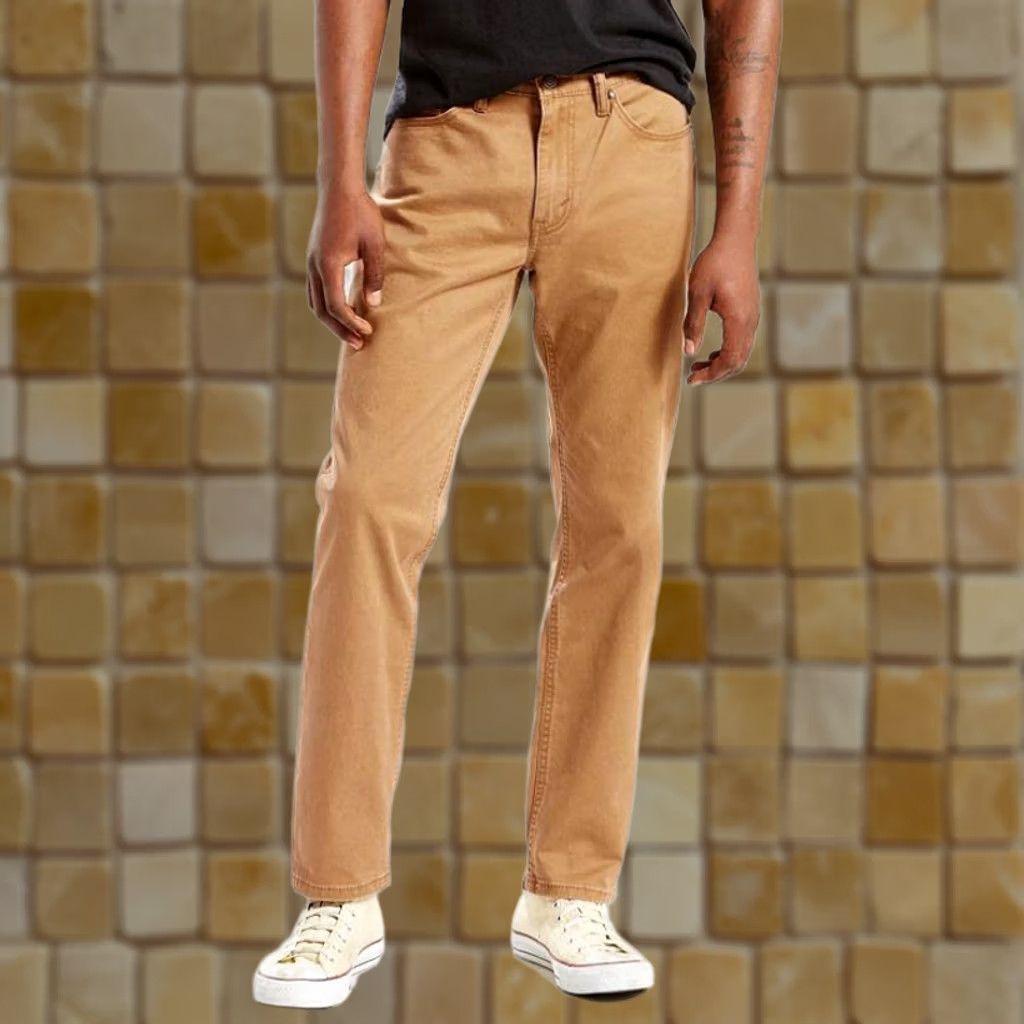 Levi's Levi's 514 Jeans Brown Regular Fit Straight Adult Mens Size 52x29 5-Pocket Cotton Denim Jeans Brown 514 Straight 52x29 Mens Size US 36 / EU 52 - 1 Preview