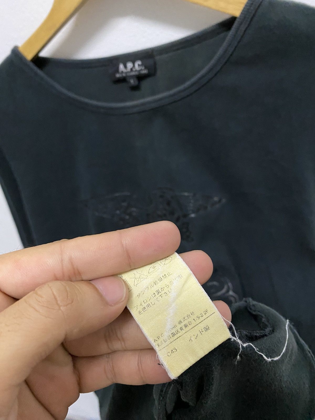 A.P.C. A.P.C "BEOLOGIC" and "EDUCATION." Size US S / EU 44-46 / 1 - 8 Thumbnail