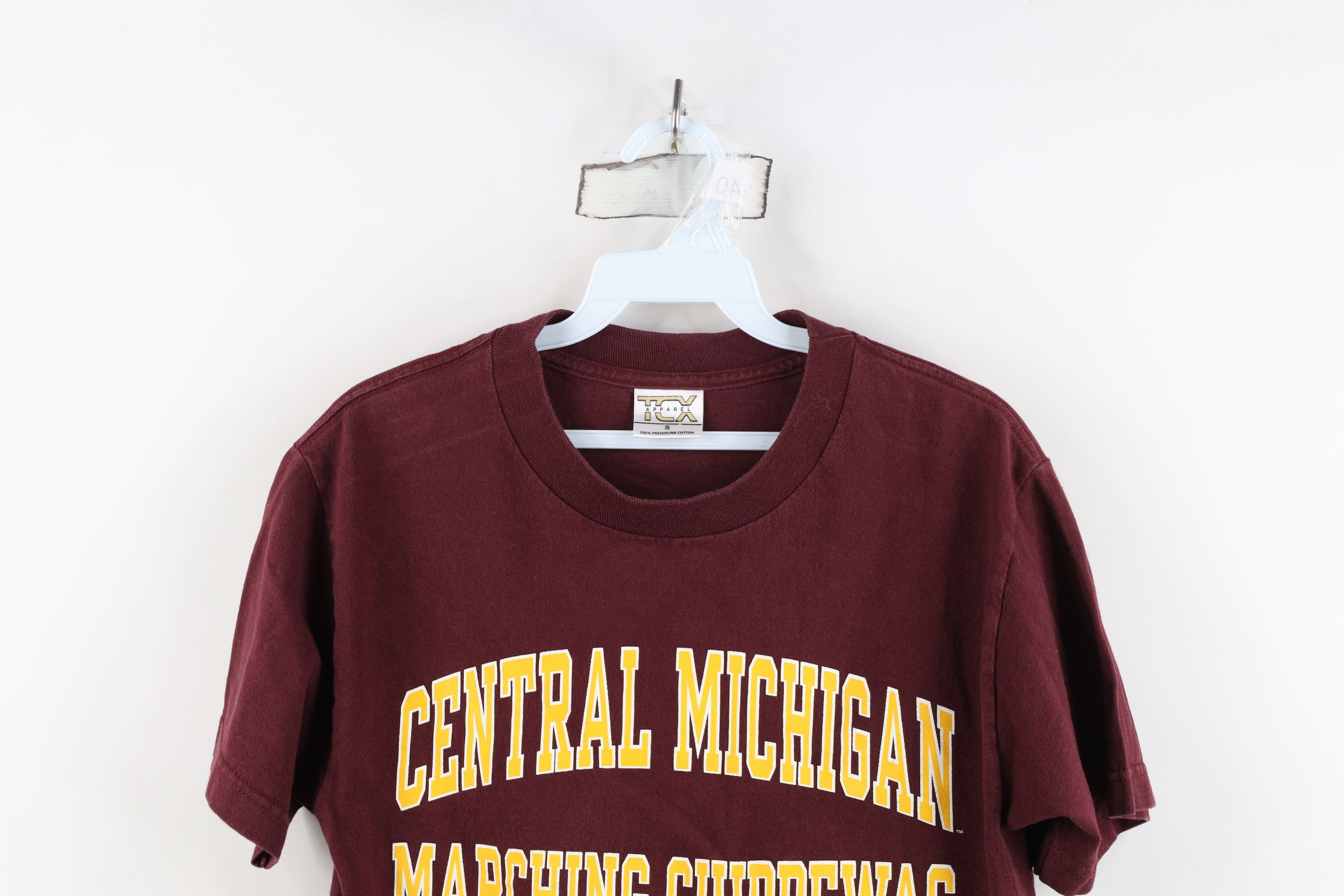 Vintage Vintage 90s Michigan University Marching Band T-Shirt Cotton Size US S / EU 44-46 / 1 - 2 Thumbnail