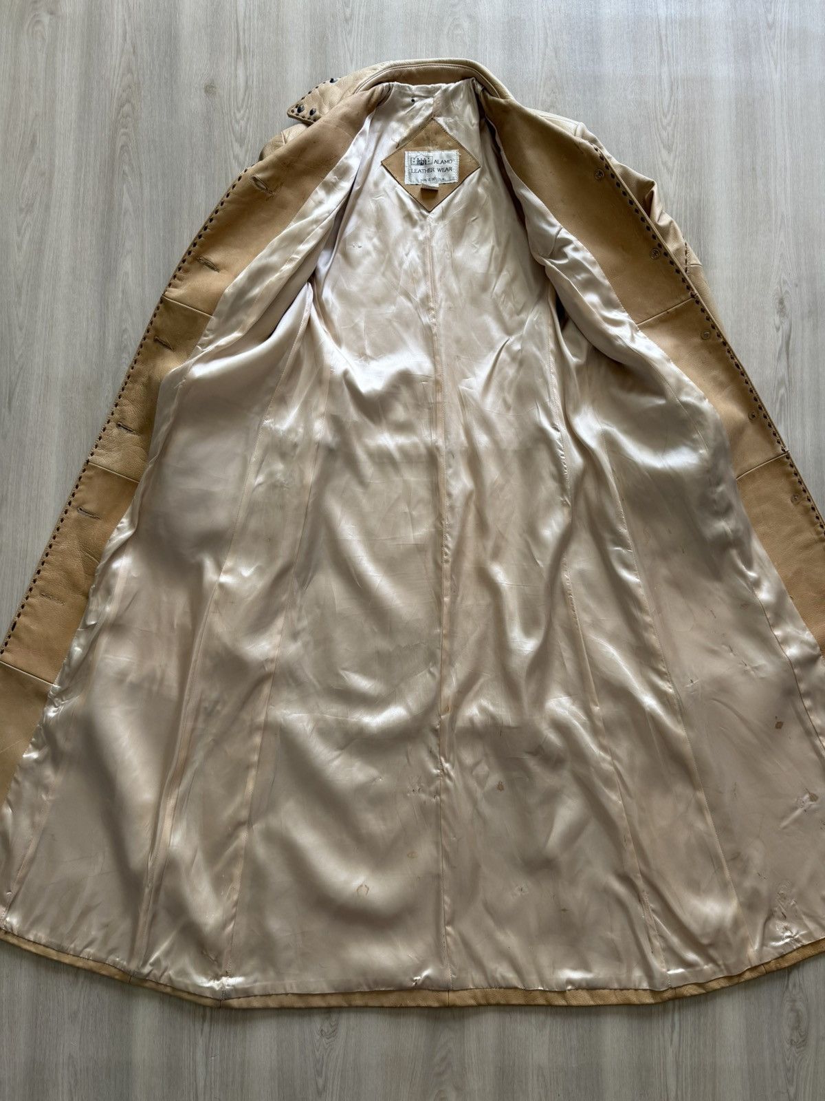 Vintage Vintage Alamo Leather Wear Western Coat Sz S USA *Flaws Size S / US 4 / IT 40 - 15 Thumbnail