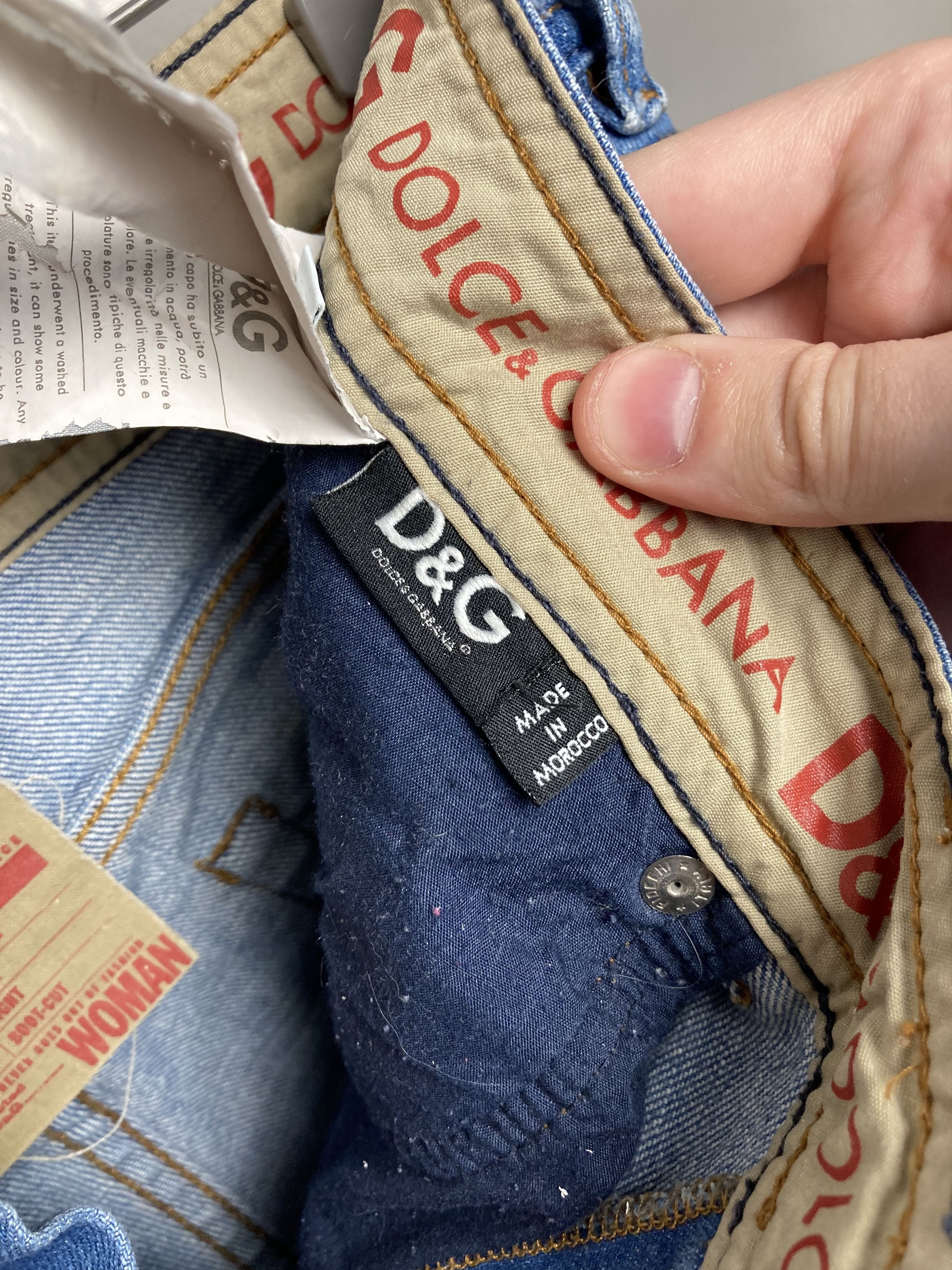 Dolce & Gabbana Dolce & Gabbana Y2K Hypebeast Low Waist Jeans Distressed Size 30" / US 8 / IT 44 - 11 Thumbnail