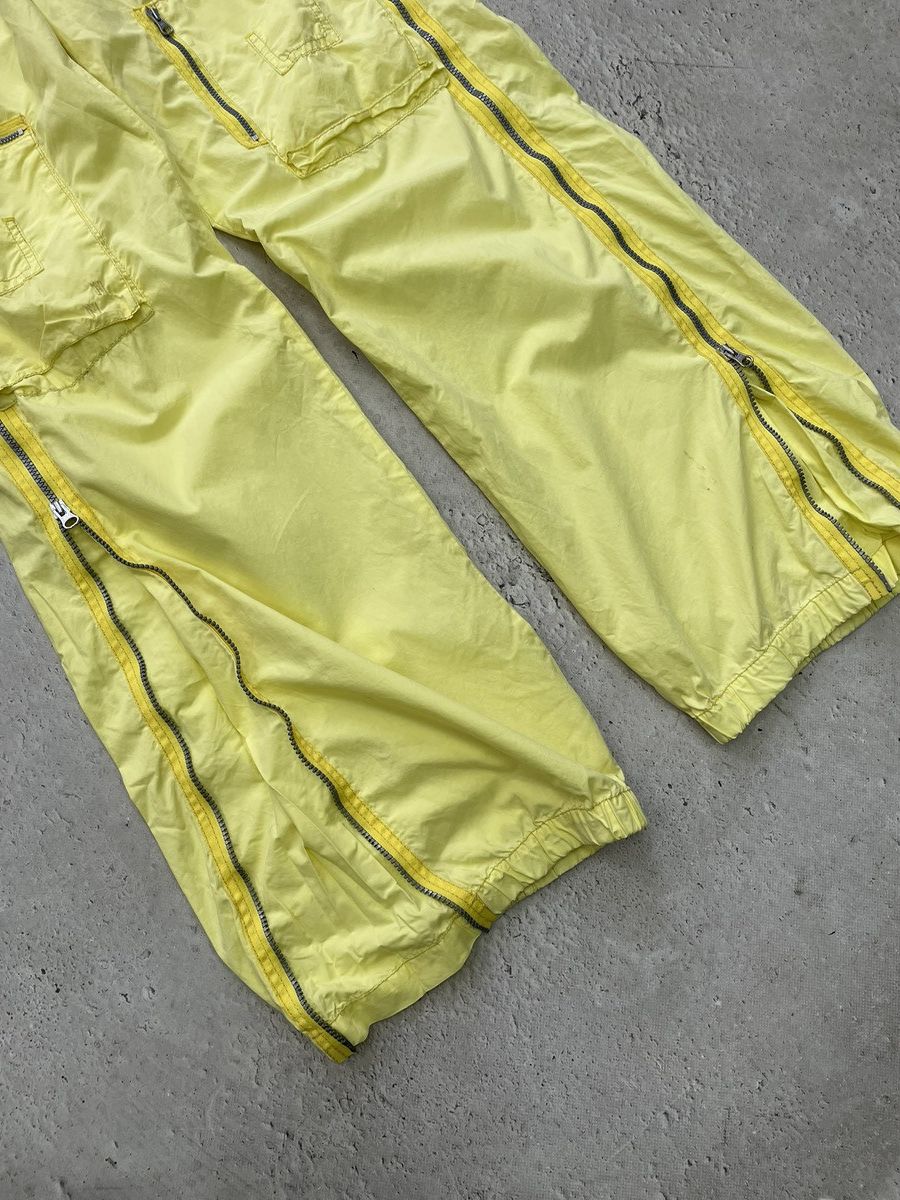 Tornado Mart Full Zipper y2k cargo japanese pants hype tornado mart style Size US 32 / EU 48 - 3 Thumbnail