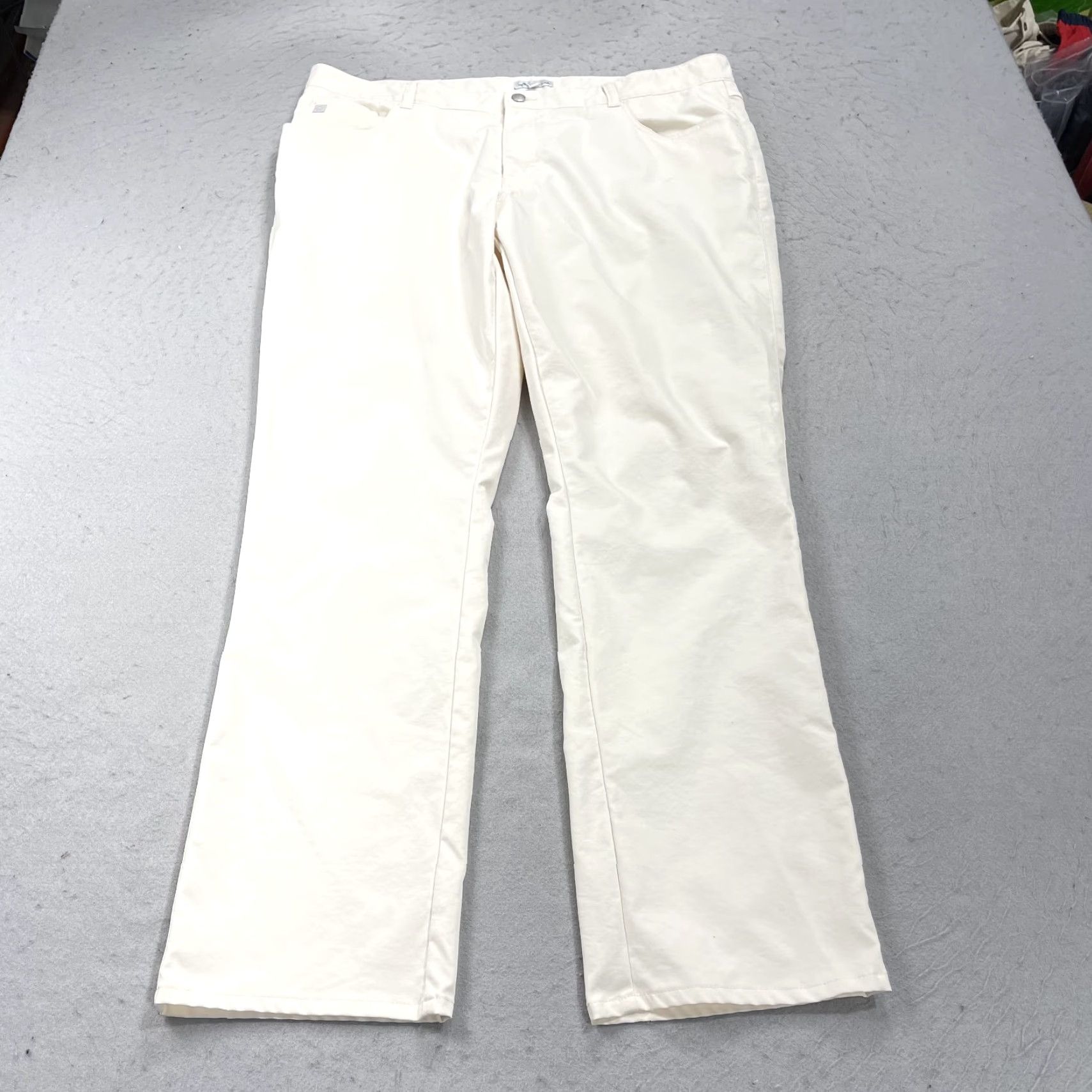 Peter Millar Peter Millar Pants Mens 40x32 Beige Performance Five Pocket Pant Chino Size US 40 / EU 56 - 2 Thumbnail