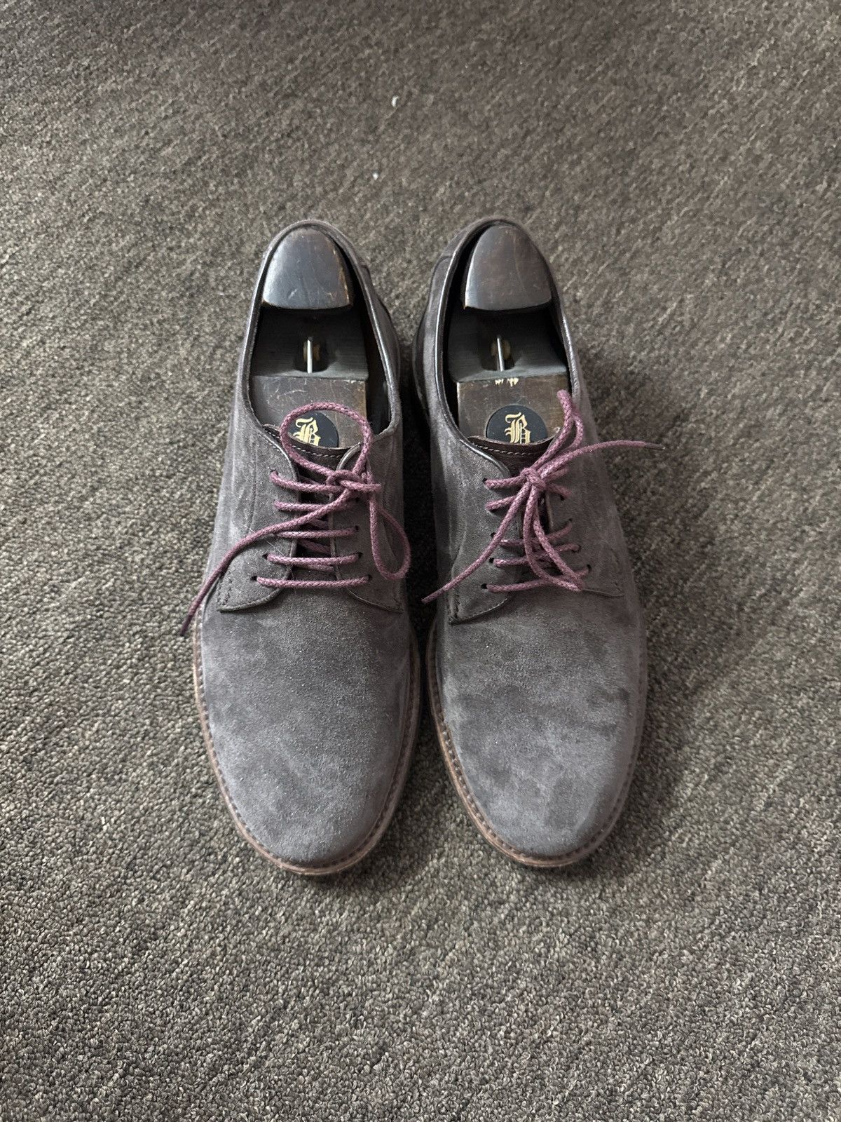 Brunello Cucinelli Brunello Cucinelli suede derby shoes 41 Size US 8 / EU 41 - 3 Thumbnail