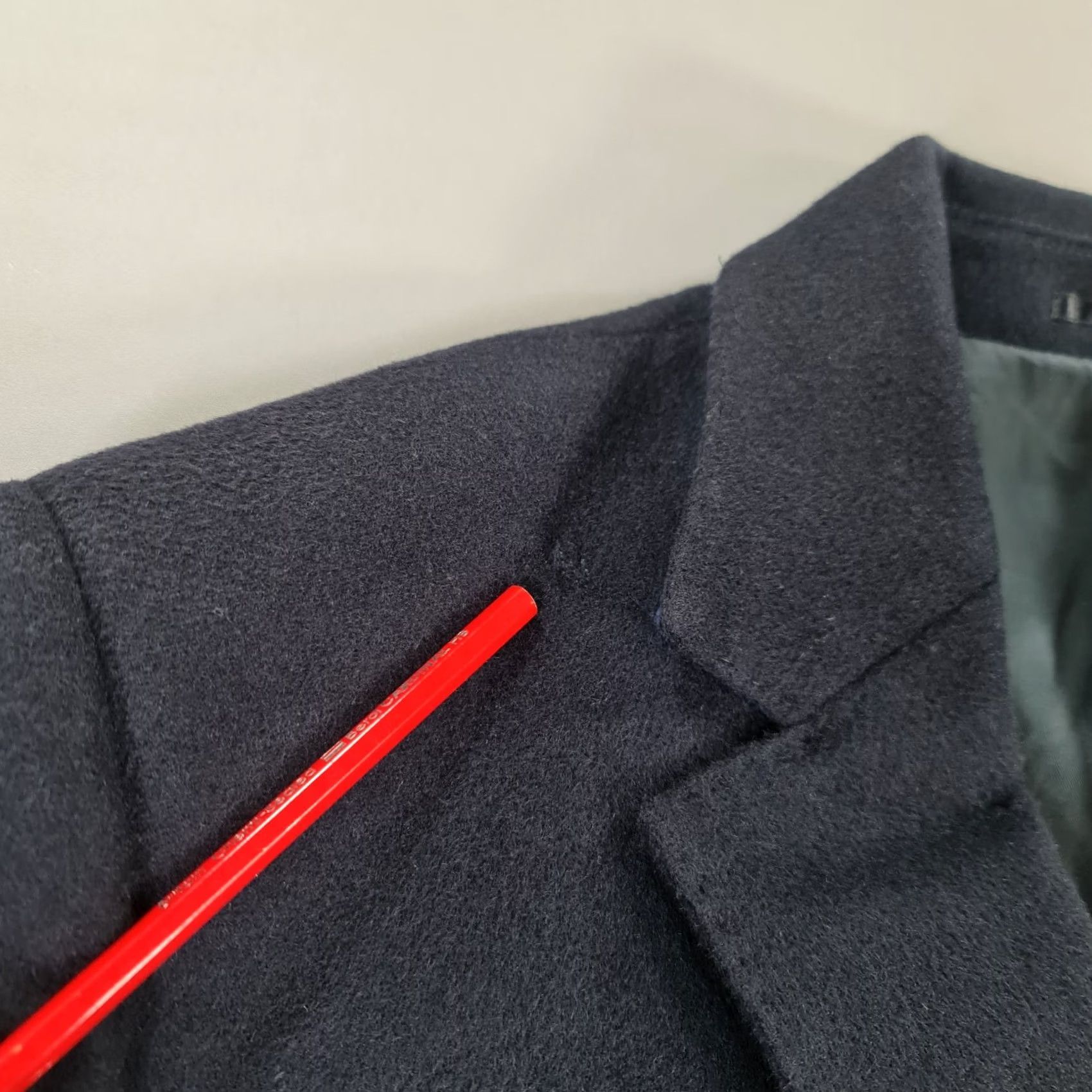 Charles Tyrwhitt Charles Tyrwhitt Mens Coat Navy Blue 46 S Overcoat Merino Wool Single Breasted Size US S / EU 44-46 / 1 - 4 Thumbnail