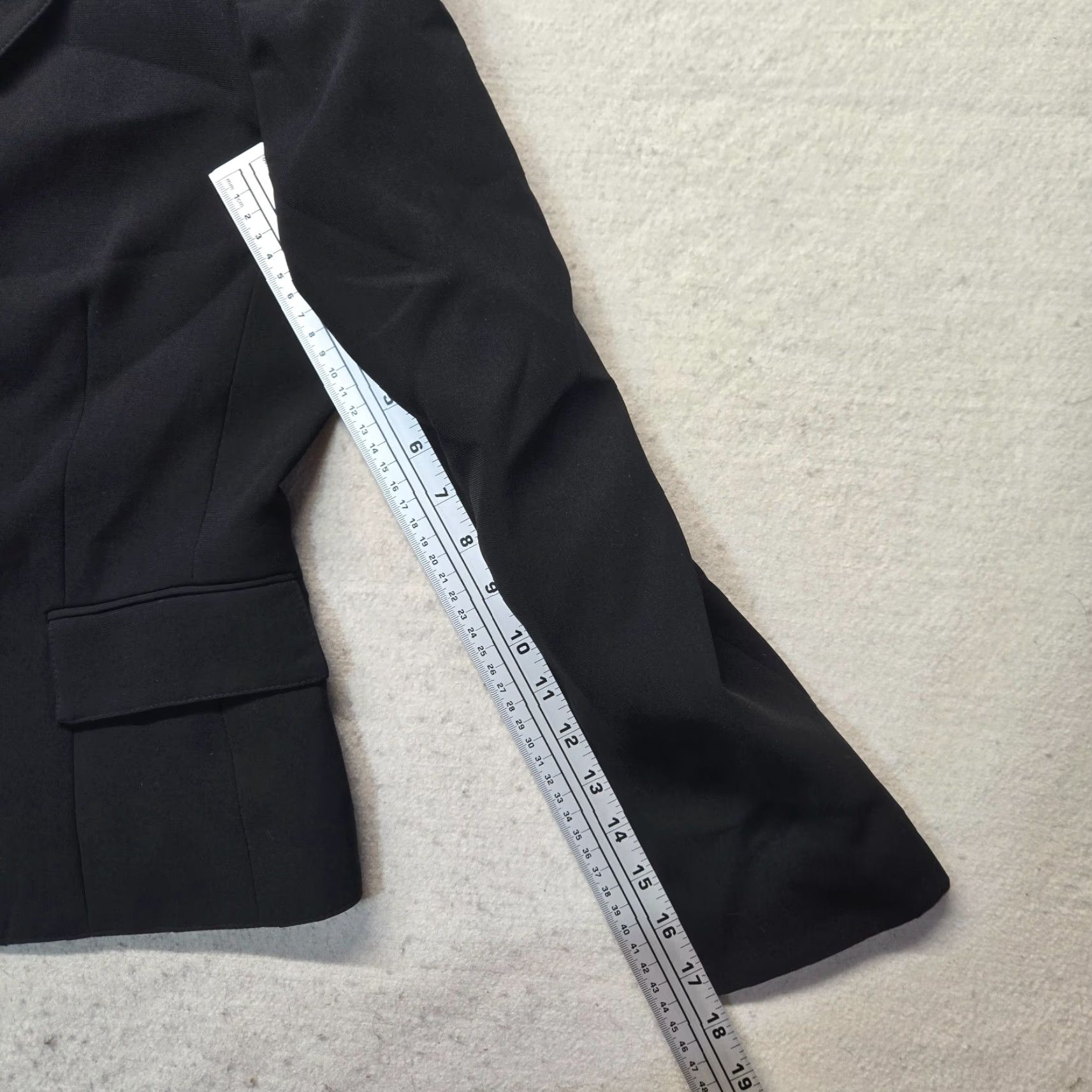 Vintage VINTAGE Jones Wear Blazer Shirt Adult Women Black Regular Size 6 Single-Breasted Stretch Jacket Women Black 6 Size M / US 6-8 / IT 42-44 - 5 Thumbnail
