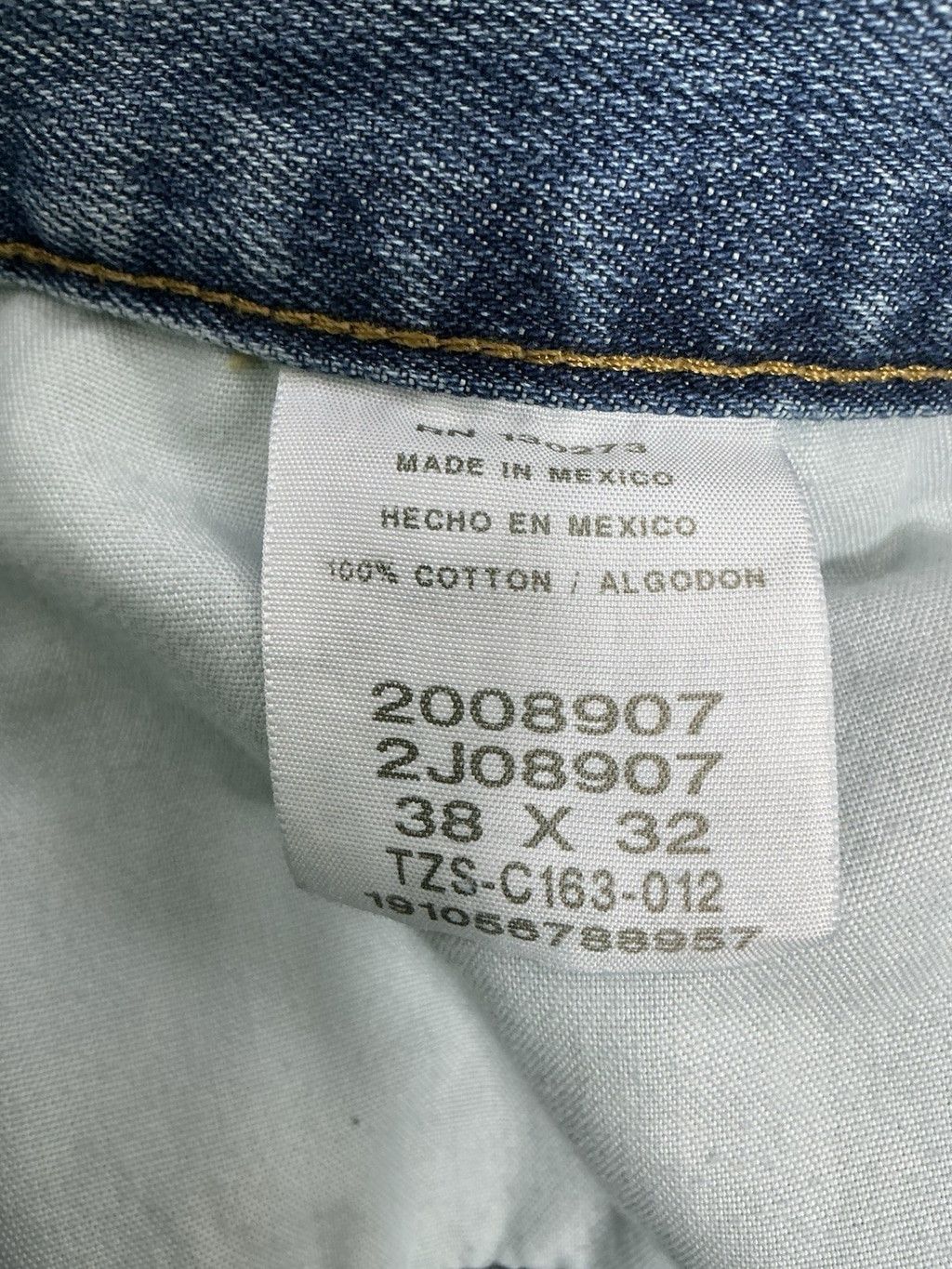 Lee Men's Lee Regular Fit Blue Jeans 38x32 Straight Size US 38 / EU 54 - 4 Thumbnail