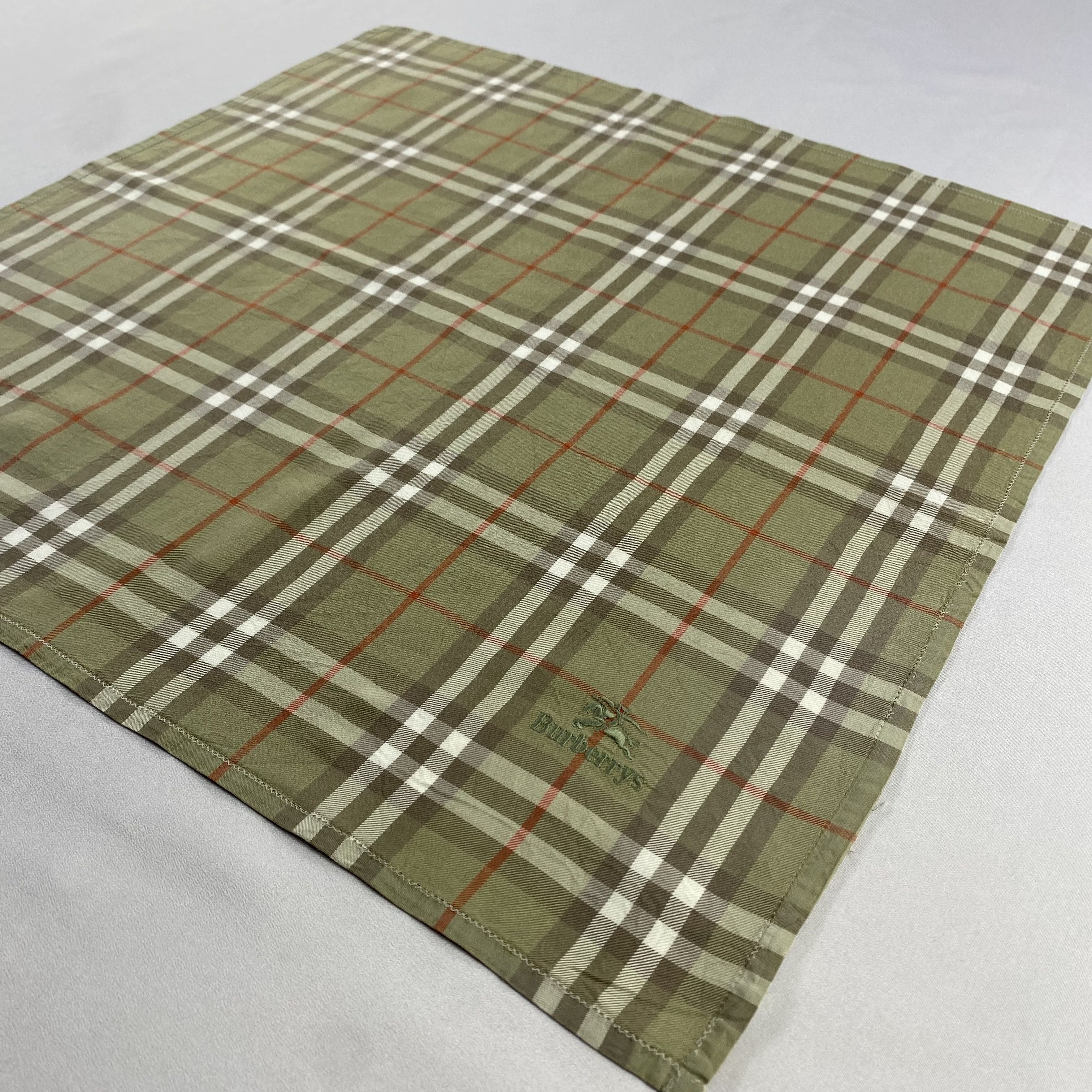 Burberry × Vintage Burberry Handkerchief / Neckerchief / Bandana-P1414 Size ONE SIZE - 2 Thumbnail