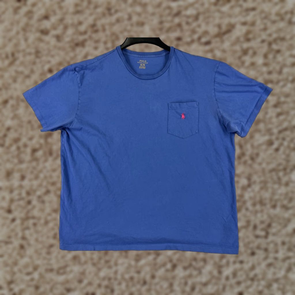 Ralph Lauren Polo Ralph Lauren Shirt Men XL Blue Cotton Pony Crew Neck Short Sleeve Size US XL / EU 56 / 4 - 1 Thumbnail
