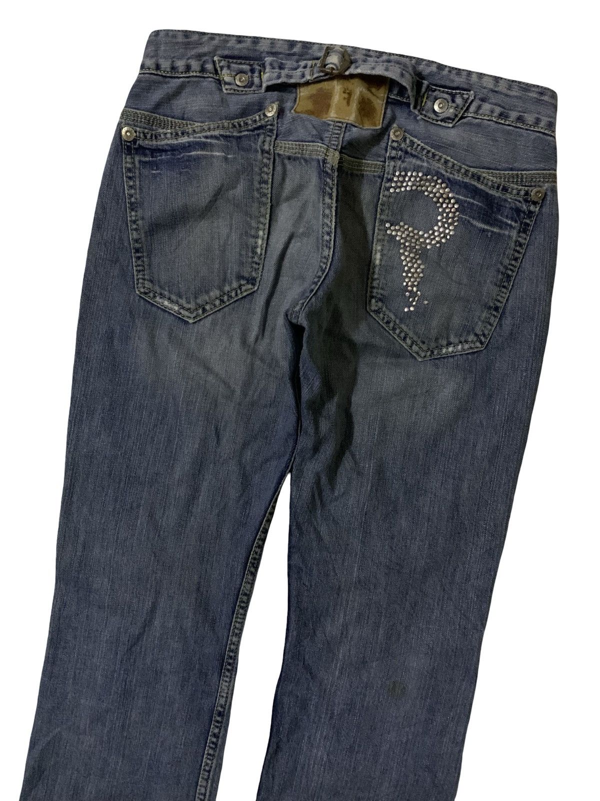 Replay 💥Vintage Replay Buckle Belt Denim Size 30" / US 8 / IT 44 - 7 Thumbnail