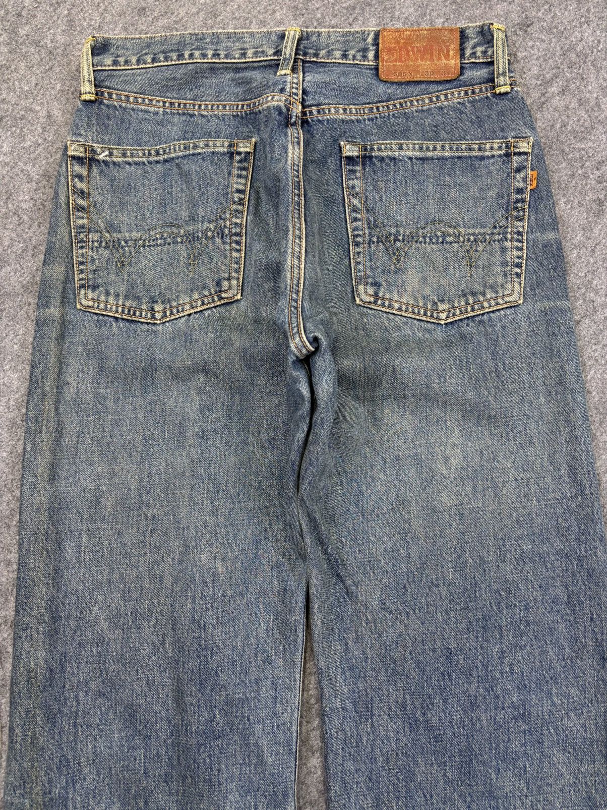 Edwin 💥Wide Selvedge💥Edwim 505x Selvedge Rusty Style Denim K17 Size US 31 - 7 Thumbnail