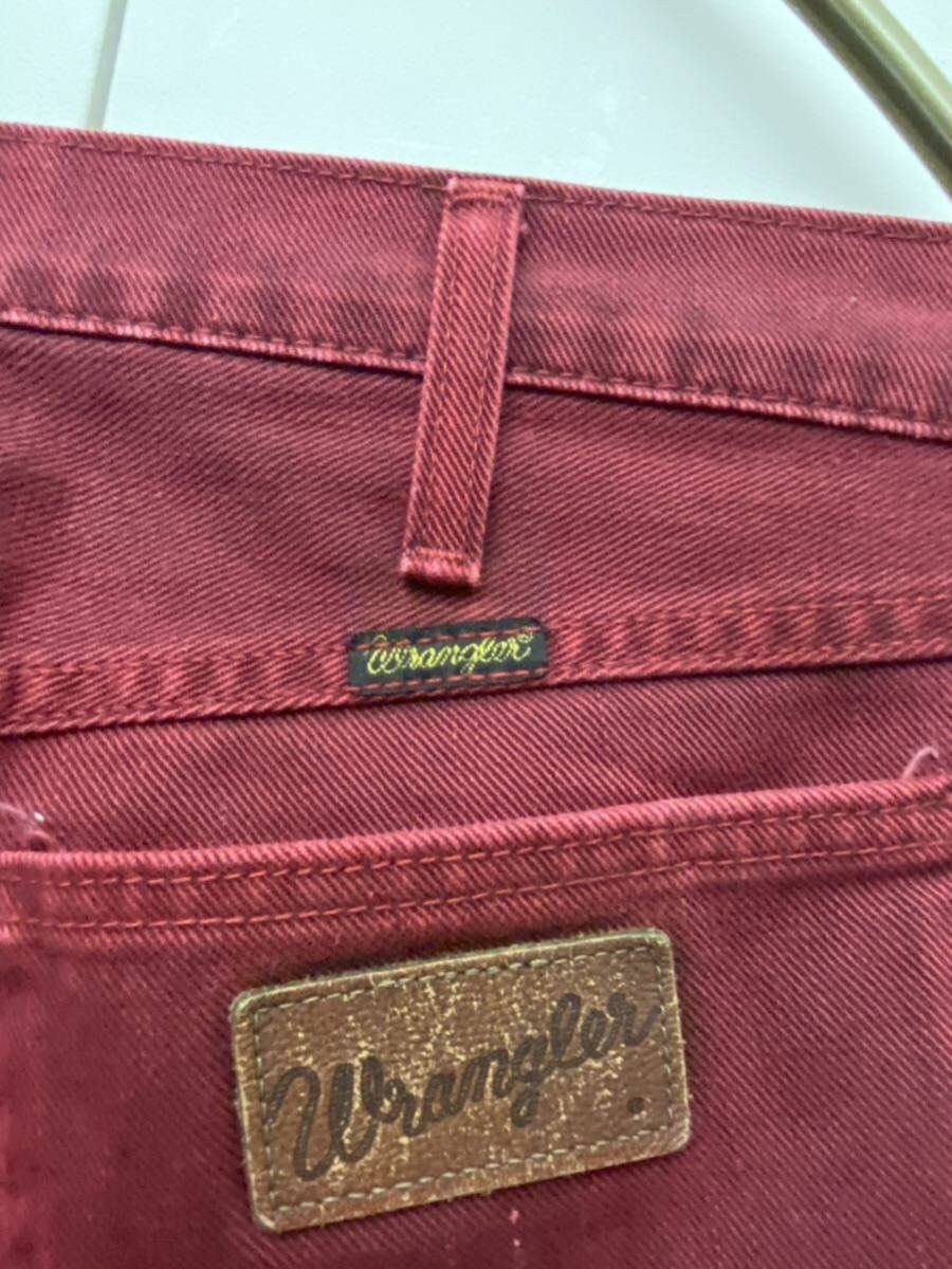 Vintage Wrangler Red denim Size US 30 / EU 46 - 4 Thumbnail