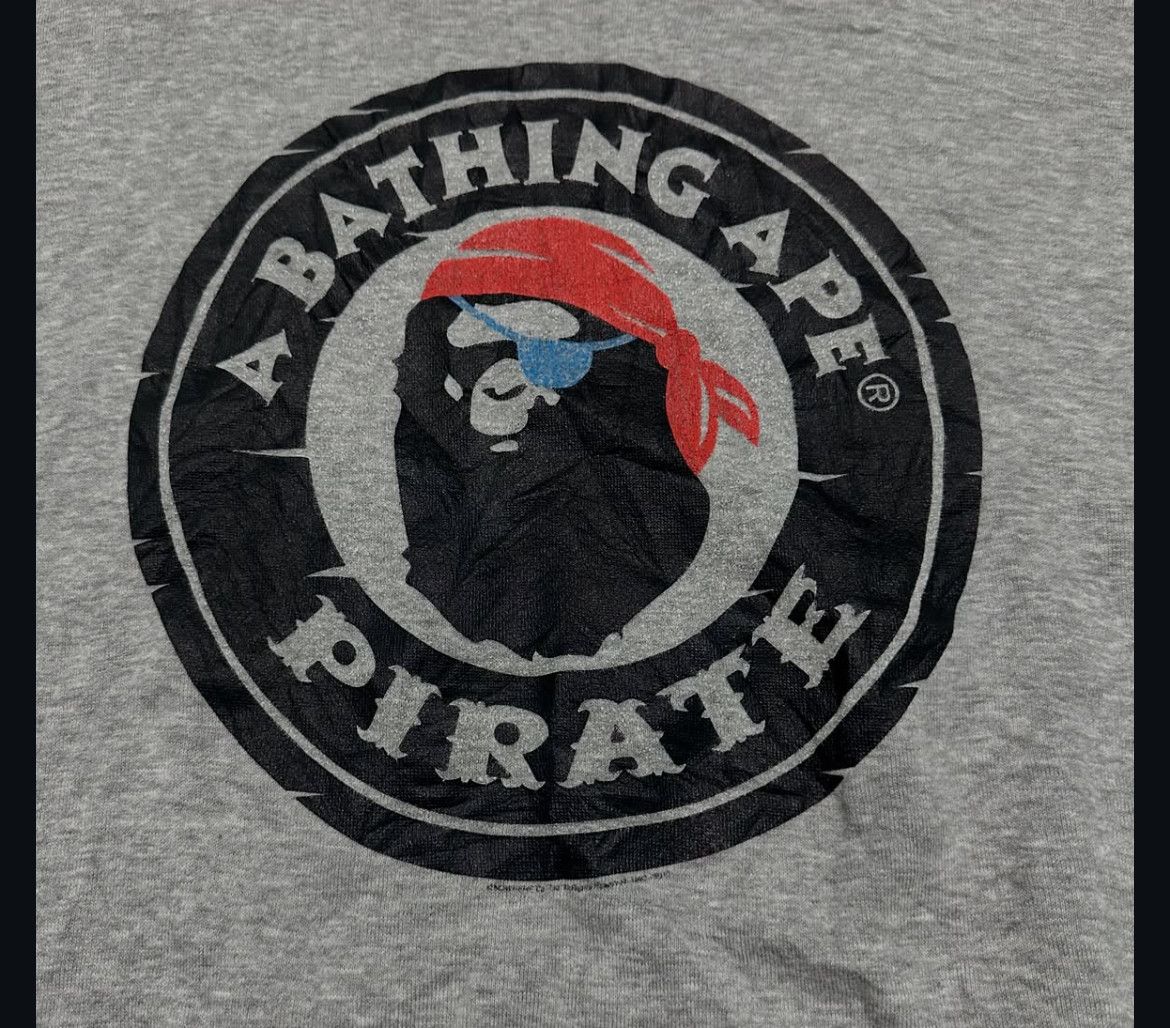 Bape 2000s A Bathing Ape x Pirate Store Crewneck Sweatshirt Size US L / EU 52-54 / 3 - 2 Thumbnail