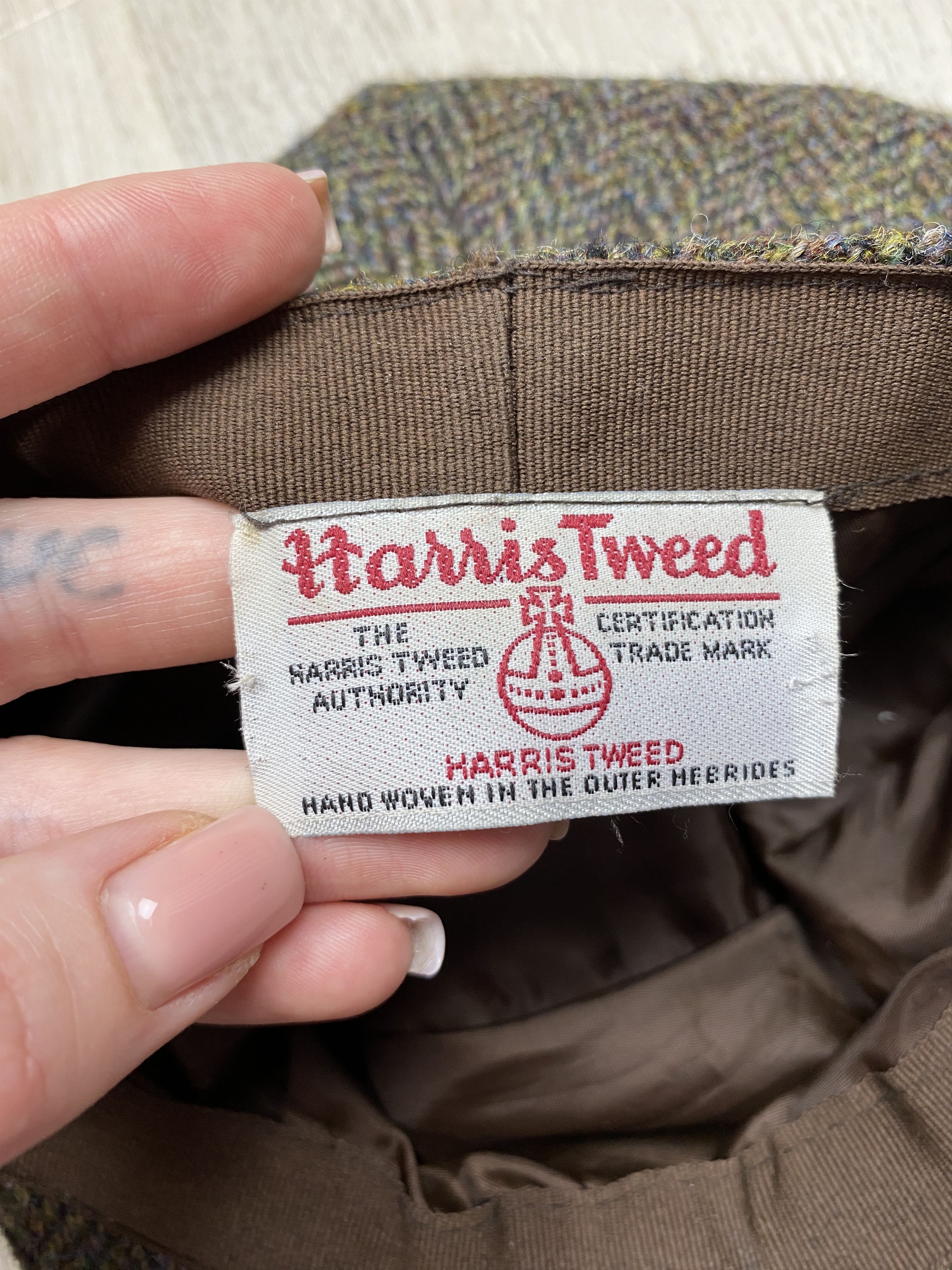 Harris Tweed × Vintage Harris Tweed Vintage Mens Wool Hat Size ONE SIZE - 5 Thumbnail