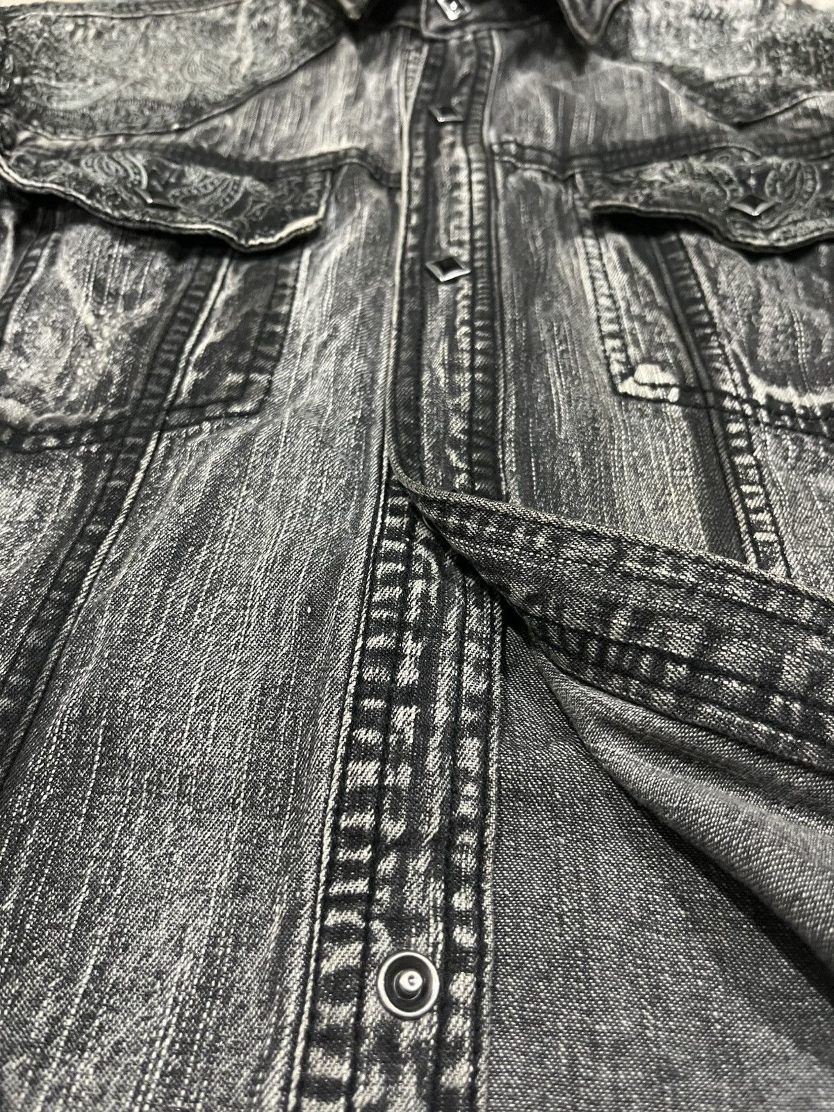 In The Attic Black denim western shirt Size US M / EU 48-50 / 2 - 7 Thumbnail