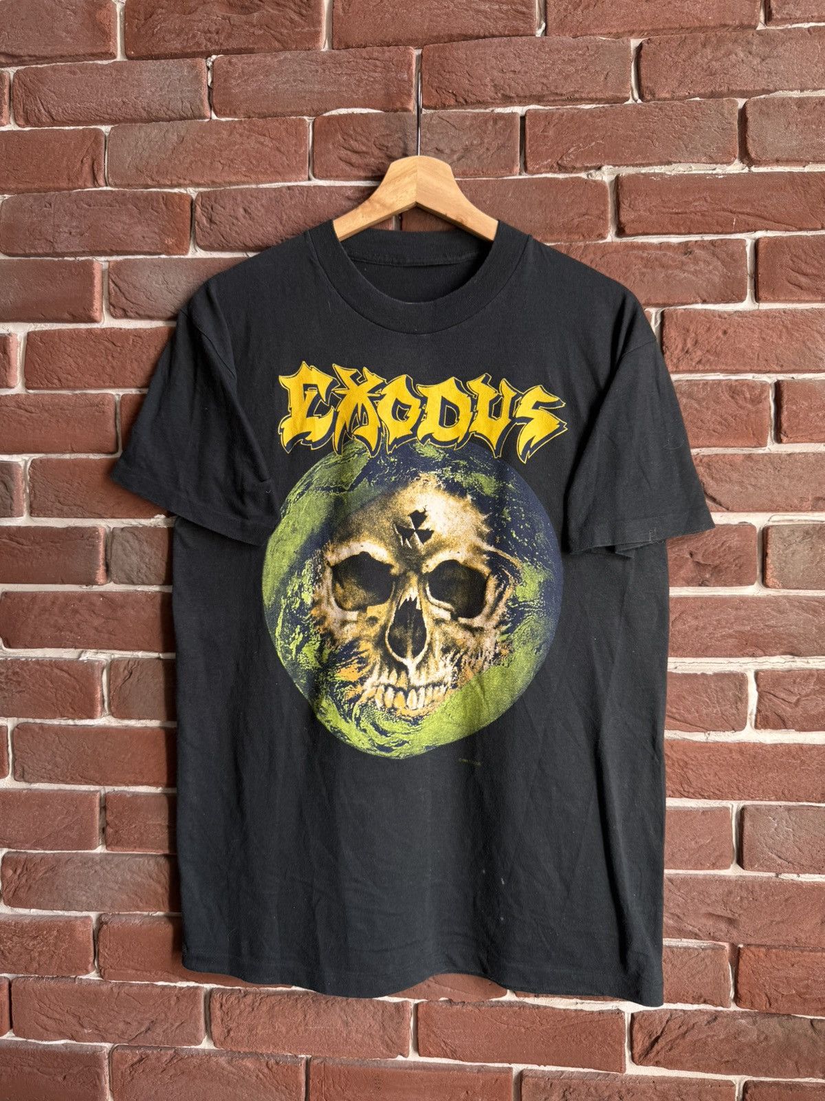 Vintage 1989 Exodus Fabulous Disaster metal band tee shirt