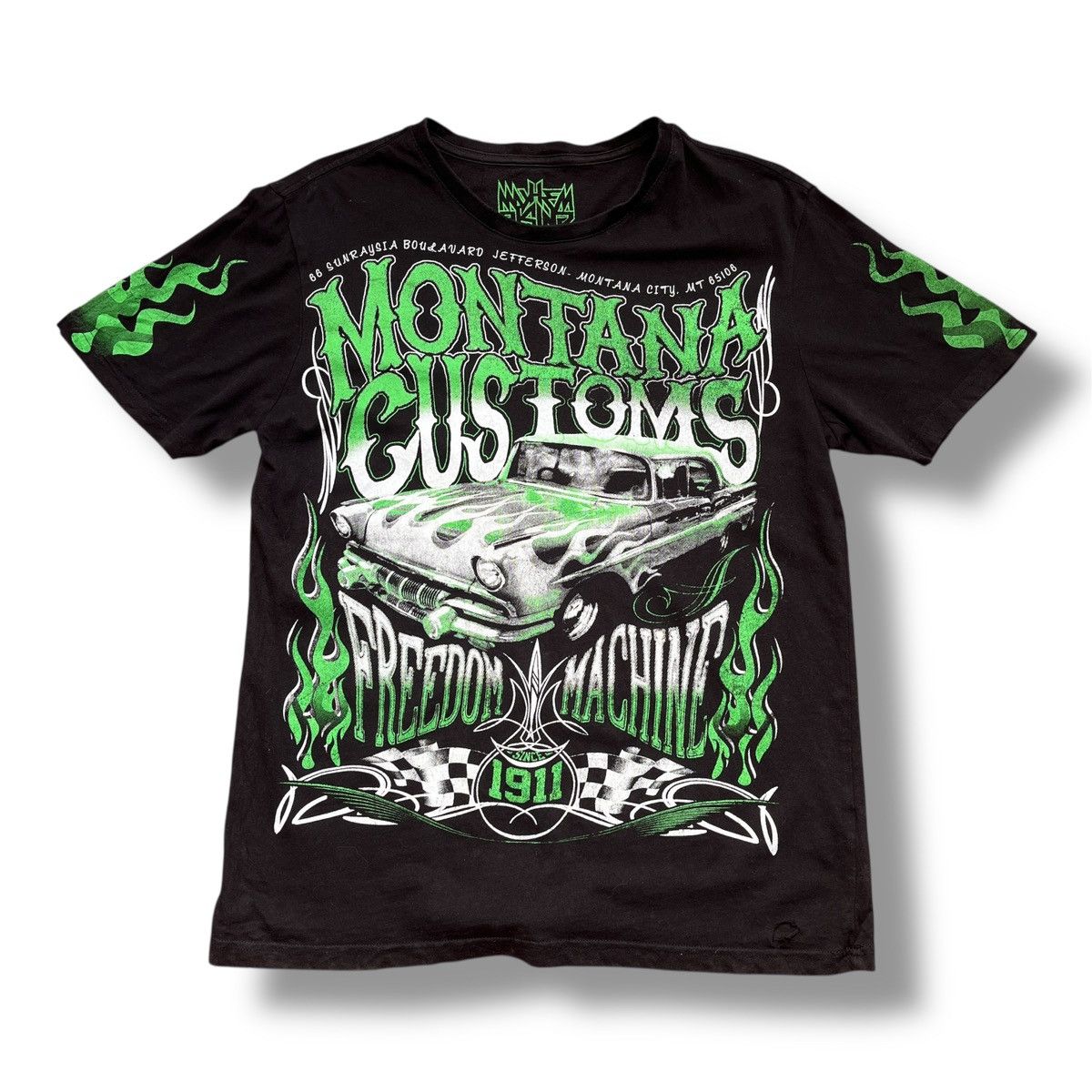 Other MONTANA CUSTOM FREEDOM MACHINE RACING PRINTED TSHIRT Size US M / EU 48-50 / 2 - 3 Thumbnail