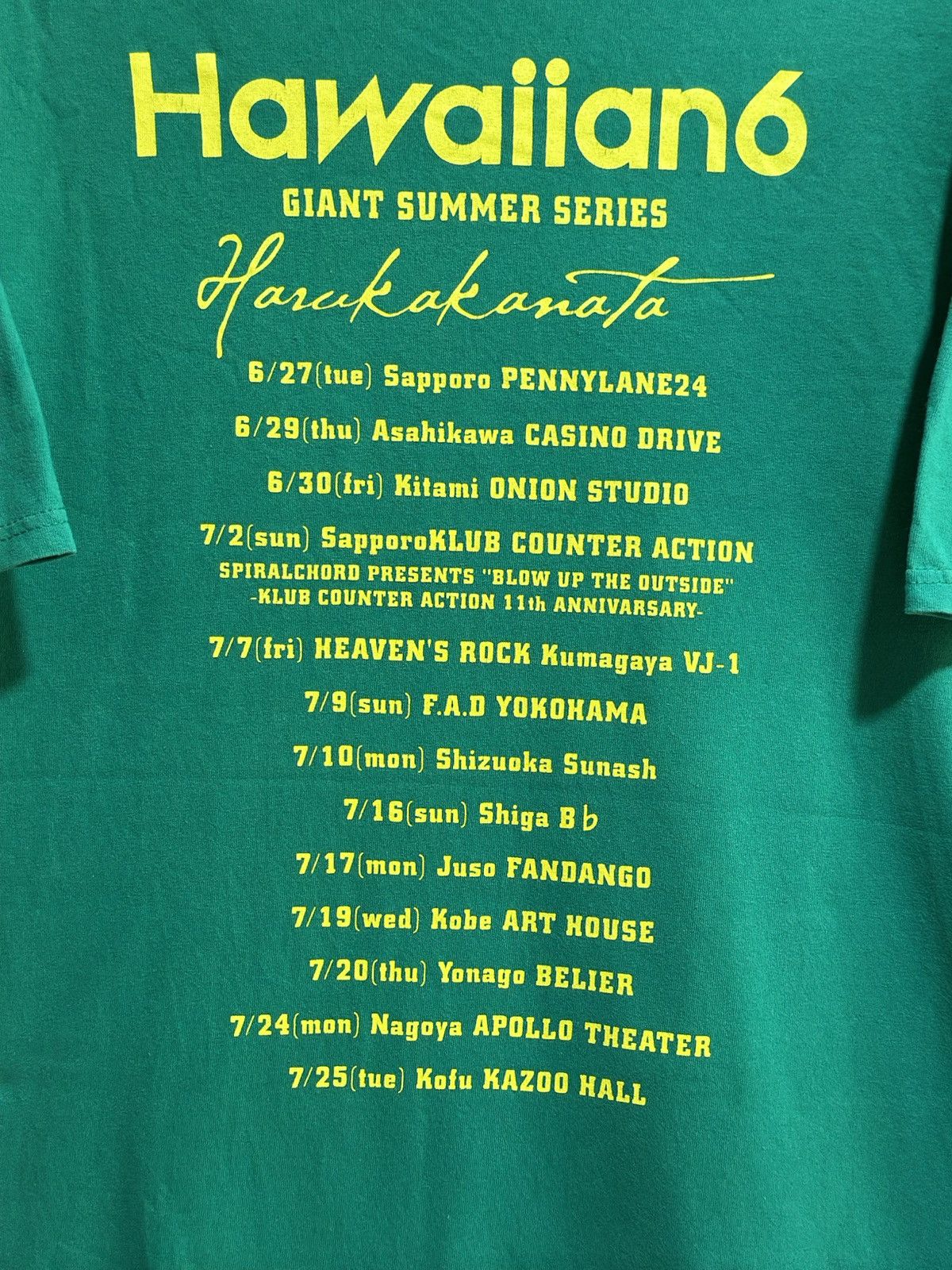 Band Tees × Vintage Vintage Hawaiian6 Giant Summer Series Faded Tee Size US L / EU 52-54 / 3 - 6 Thumbnail