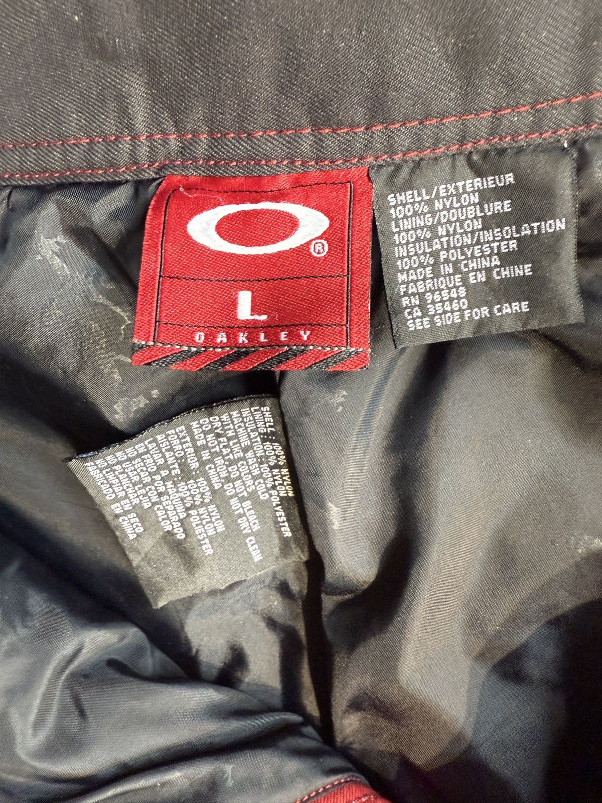 Oakley × Vintage Men’s Oakley Red Quilted Pants Size US 35 - 7 Thumbnail