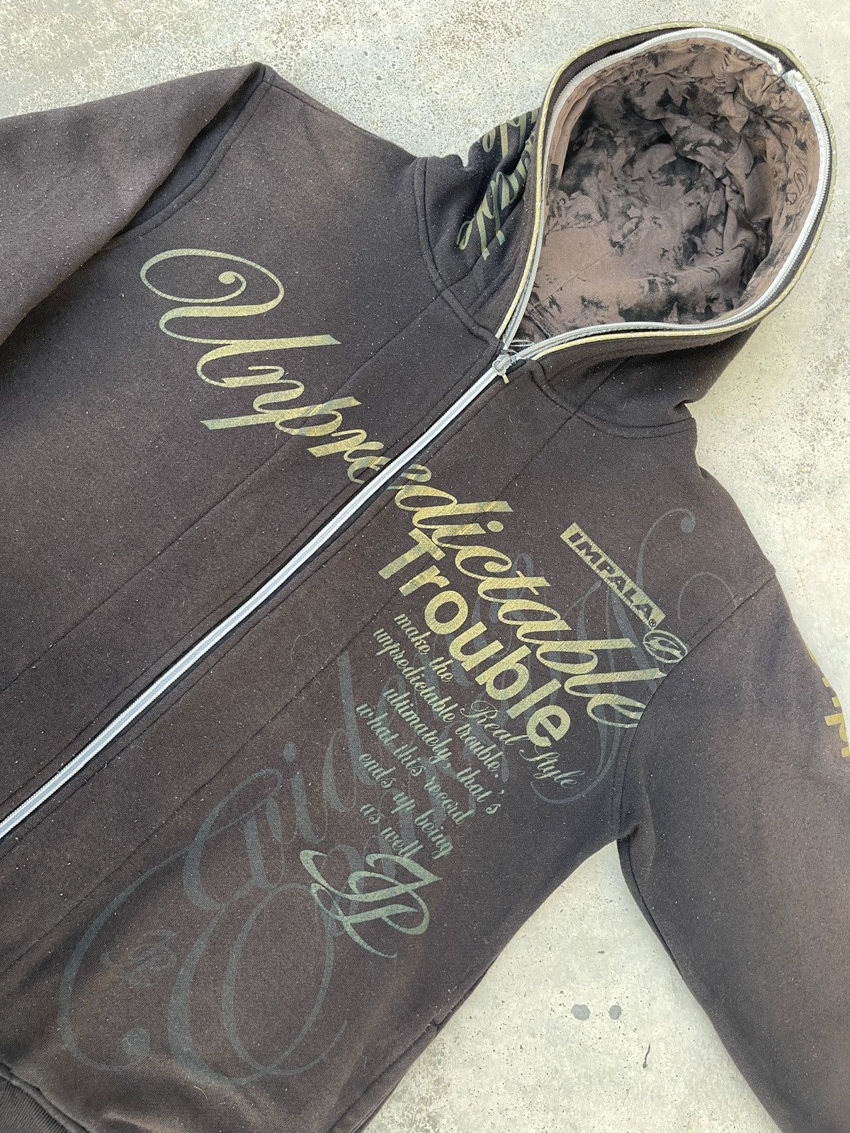 14th Addiction × If Six Was Nine × Japanese Brand Impala Massive Evidence Poem Fur Hoodie Undefined Size US L / EU 52-54 / 3 - 9 Thumbnail