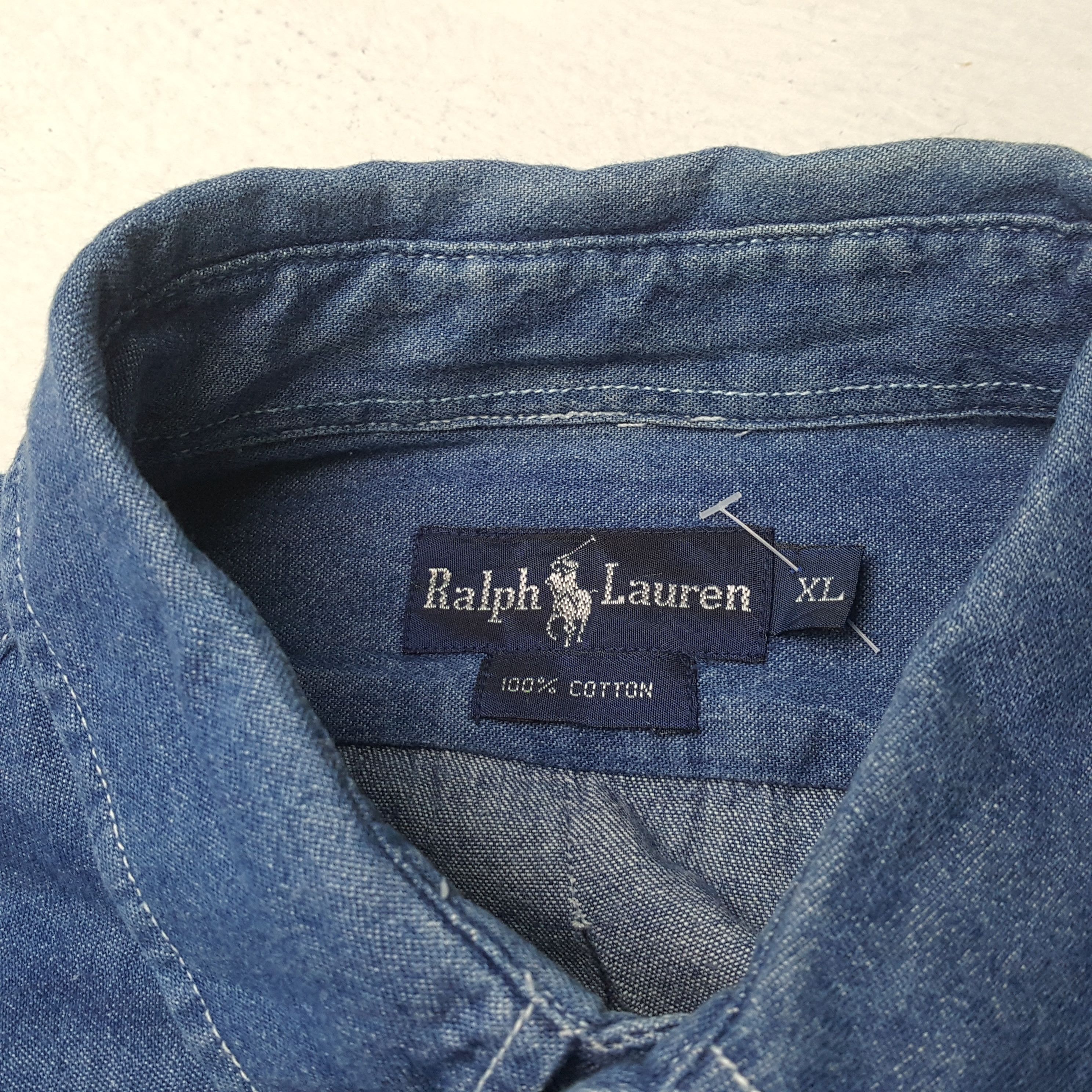 Polo Ralph Lauren × Vintage Vintage POLO by RALPH LAUREN Fashion Brand Polos C294N27 Size US XL / EU 56 / 4 - 4 Thumbnail