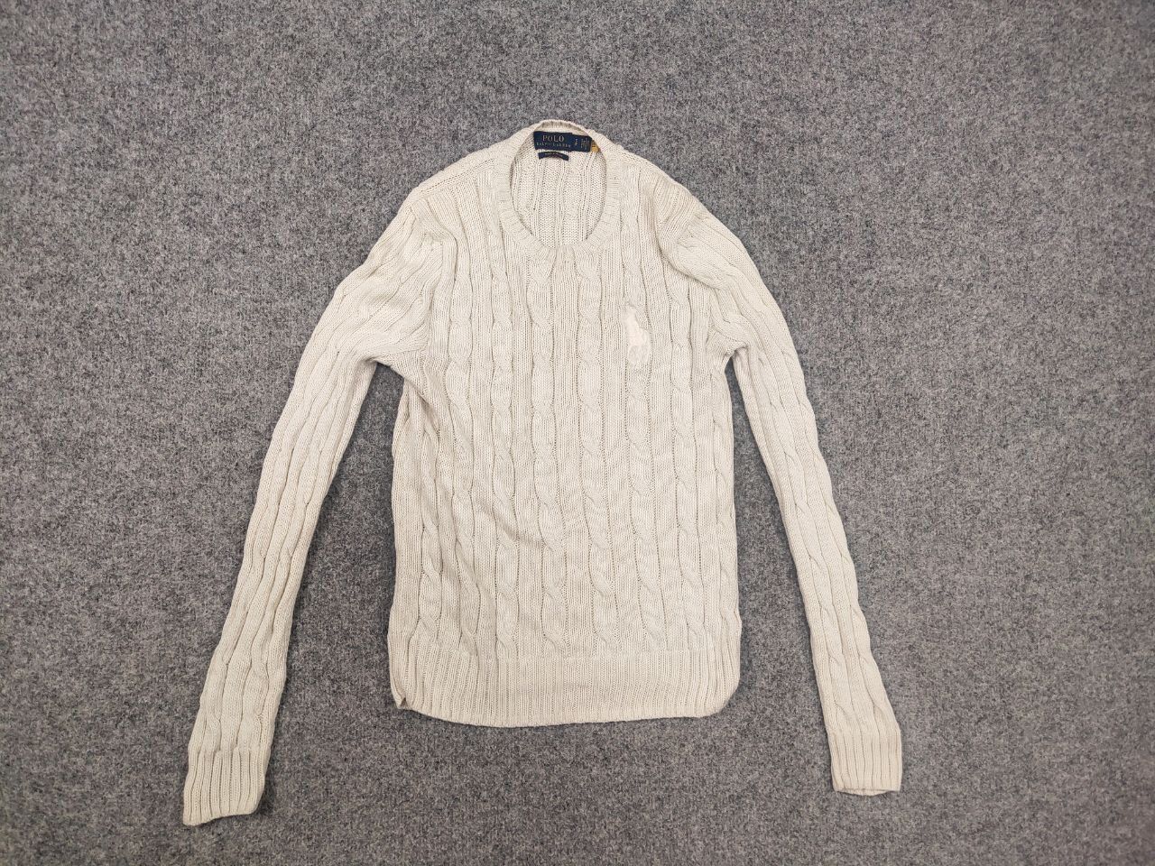 Polo Ralph Lauren Polo Ralph Lauren Big pony knit Pima cotton cable sweater Size US S / EU 44-46 / 1 - 9 Thumbnail