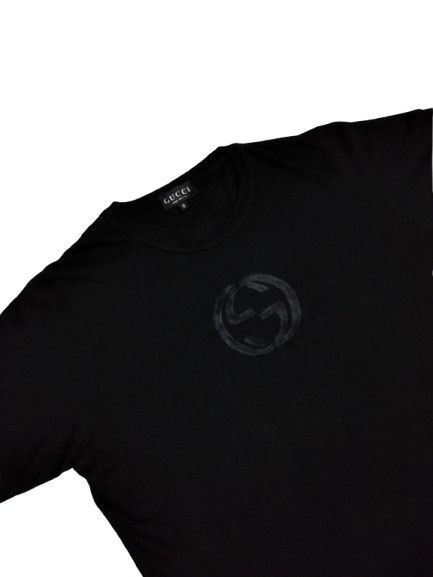 Gucci Vintage Gucci Embroidery Logo Tee Size US M / EU 48-50 / 2 - 2 Thumbnail