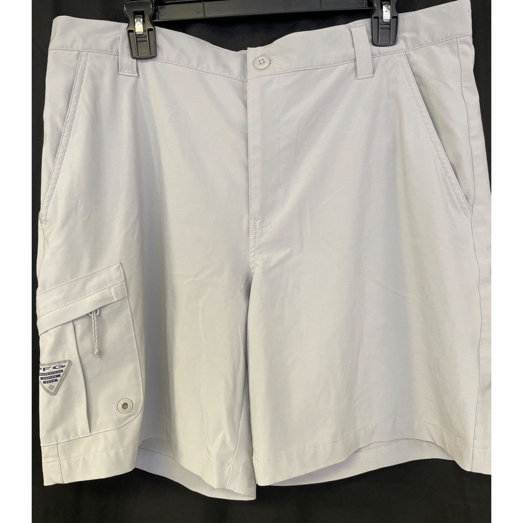 Columbia Columbia Men's Light Gray PFG light weight Flat front Shorts Size US 36 / EU 52 - 1 Thumbnail