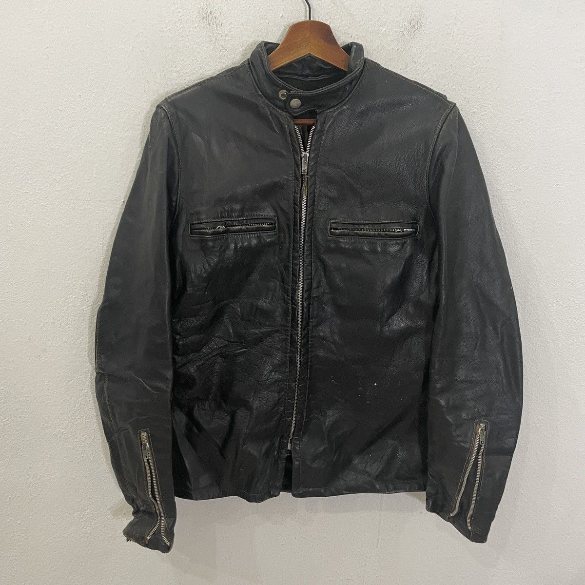 Vintage Vintage Reed Sportswear Leather Jacket Size US S / EU 44-46 / 1 - 1 Thumbnail
