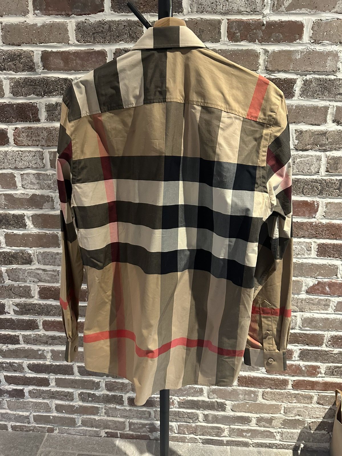 Burberry Burberry Slim Fit Check Cotton Shirt Size US M / EU 48-50 / 2 - 3 Thumbnail