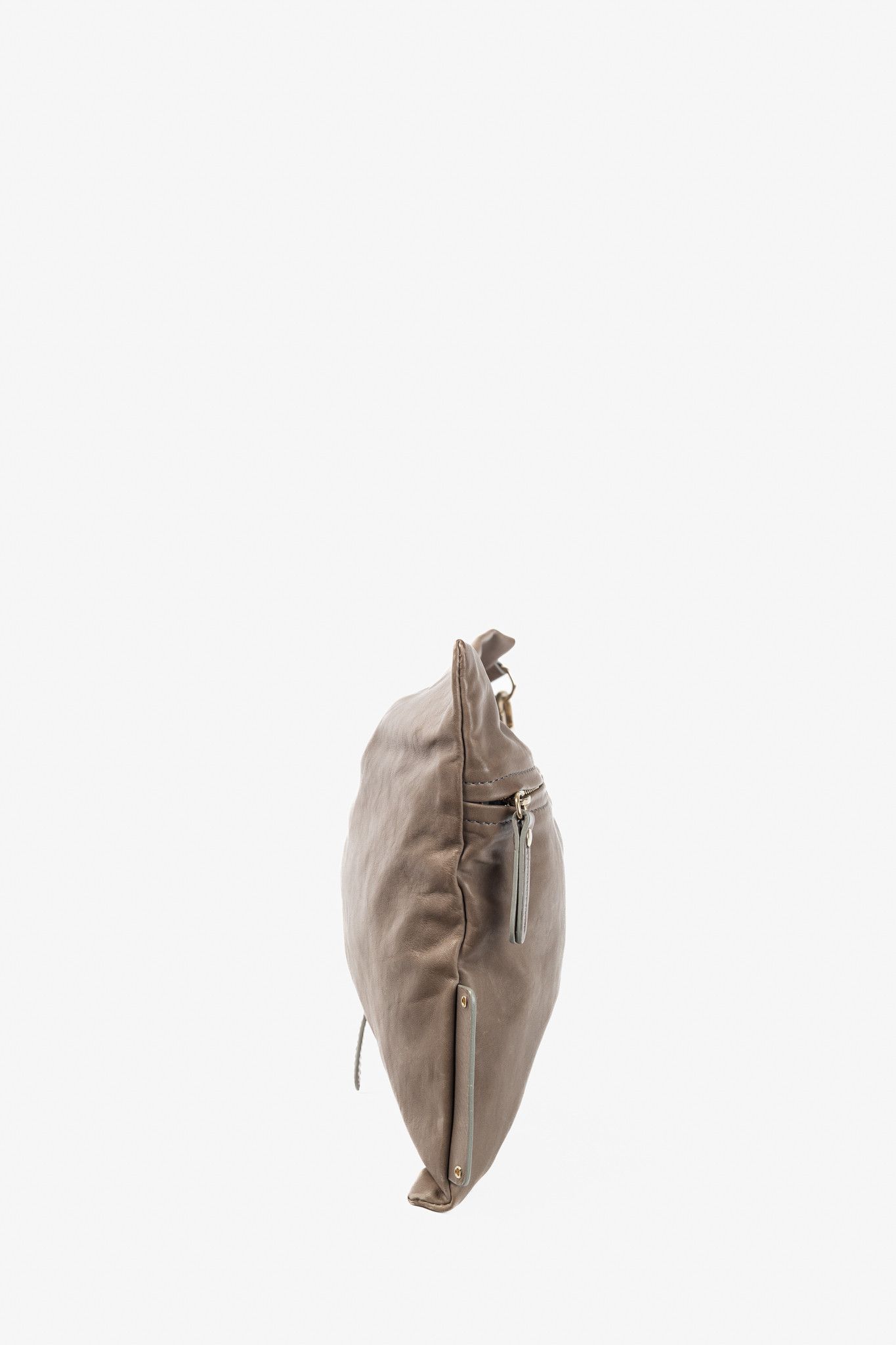 Brunello Cucinelli Brunello Cucinelli Taupe Leather Bow Clutch Size ONE SIZE - 3 Thumbnail