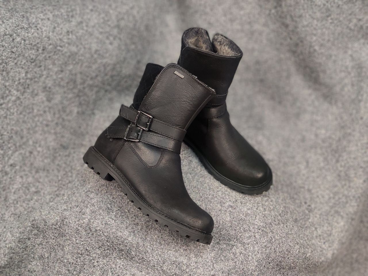 Barbour Barbour Sycamore Leather Waterproof Fur Lined Ankle Boots Size US 7 / IT 37 - 3 Thumbnail