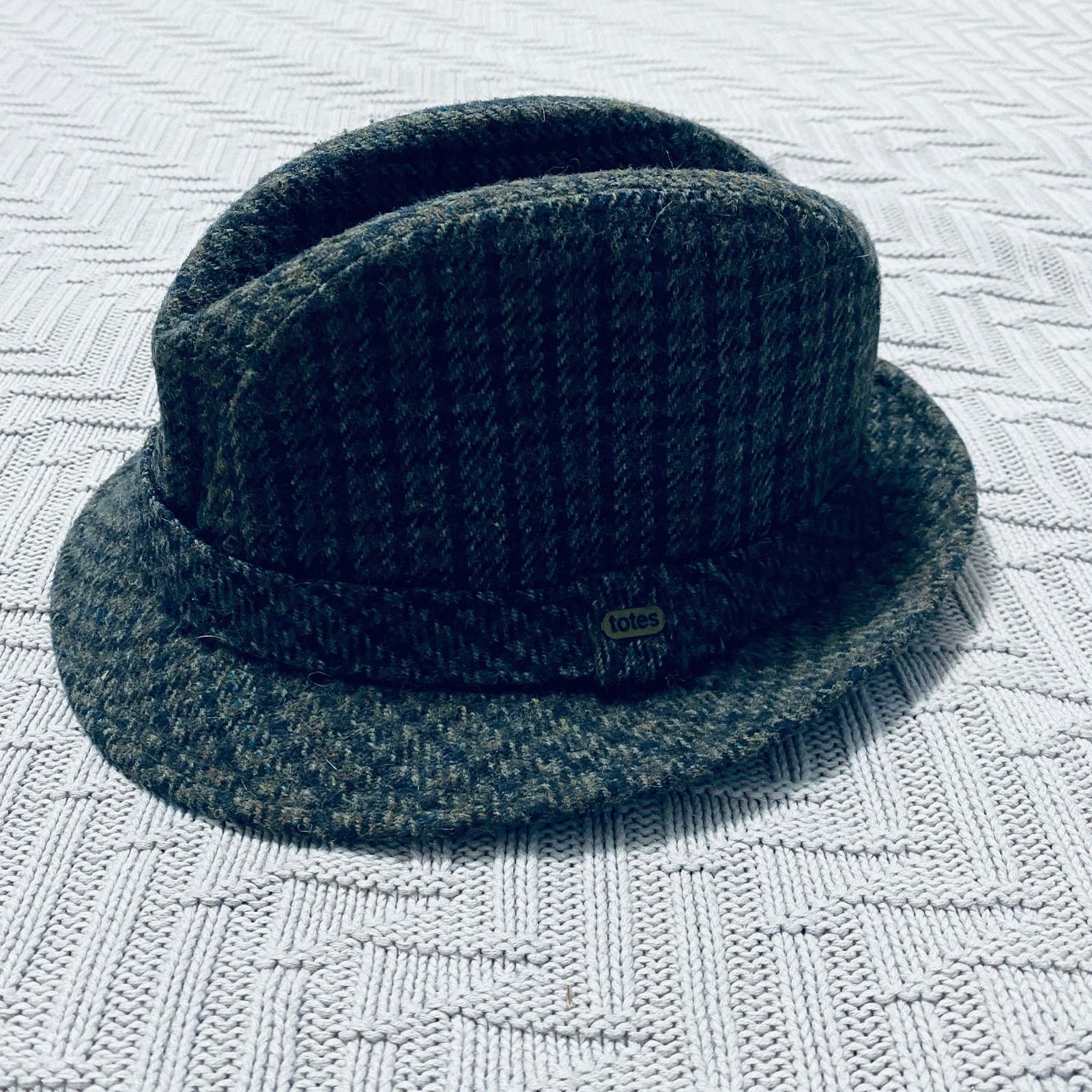 Vintage Vintage Totes brown tweed fedora Size ONE SIZE - 1 Thumbnail