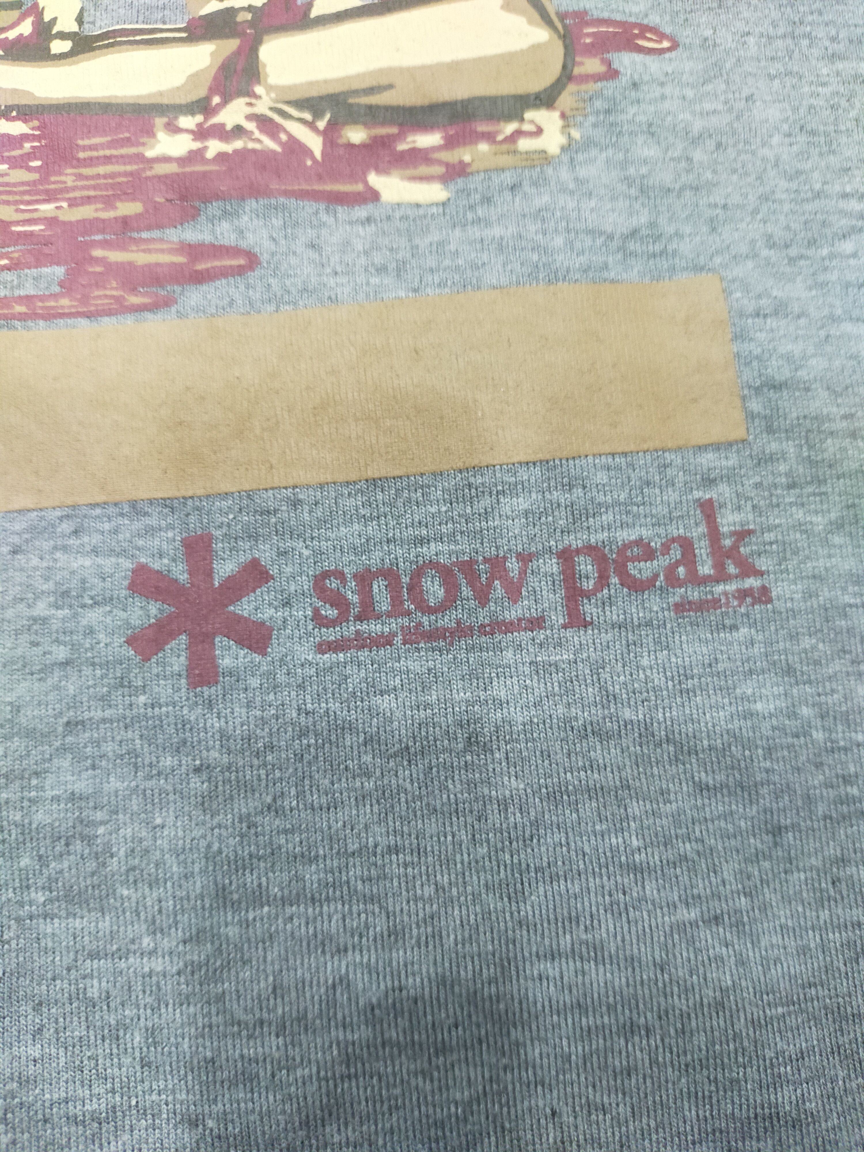 Snow Peak Snow Peak Tshirt Size US M / EU 48-50 / 2 - 3 Thumbnail