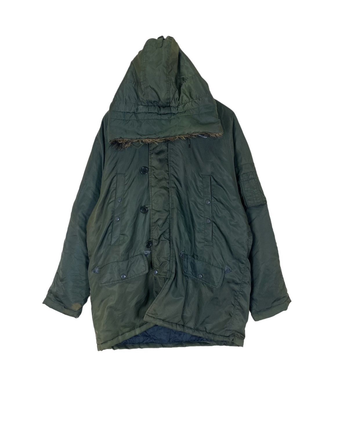 Japanese Brand × Vintage Neo Sixx Military Garments Parka Fur HoodieJacket Size US L / EU 52-54 / 3 - 1 Thumbnail