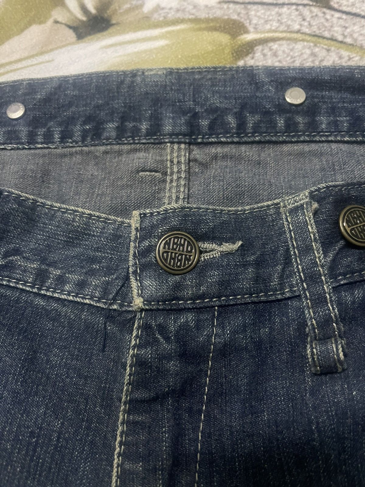 Japanese Brand Vintage Neighborhood Carpenter Baggy Jeans Size US 36 / EU 52 - 10 Thumbnail