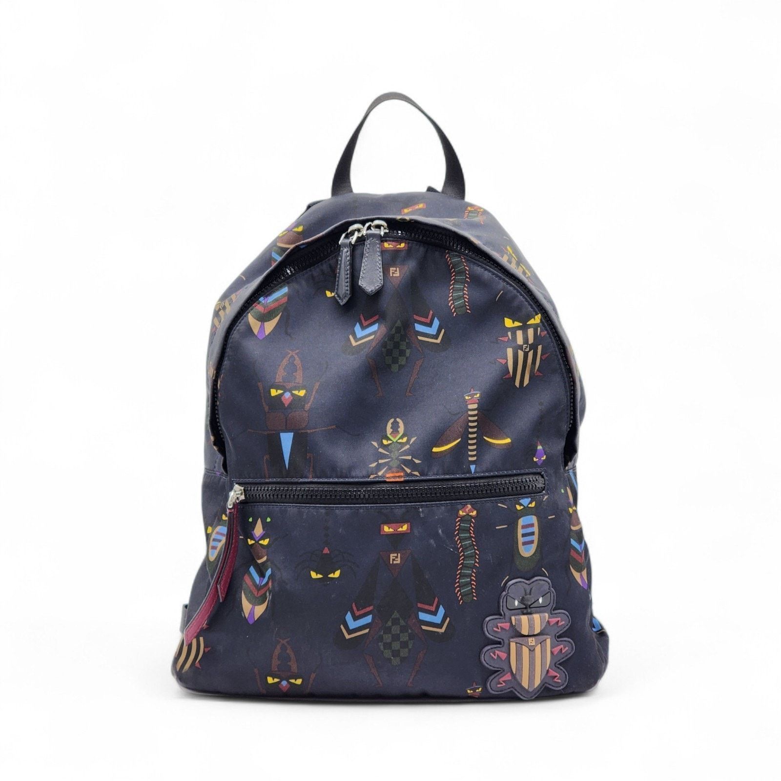 Fendi Monster Unisex Backpack Limited Edition 7VZ043 Black Size ONE SIZE - 1 Thumbnail
