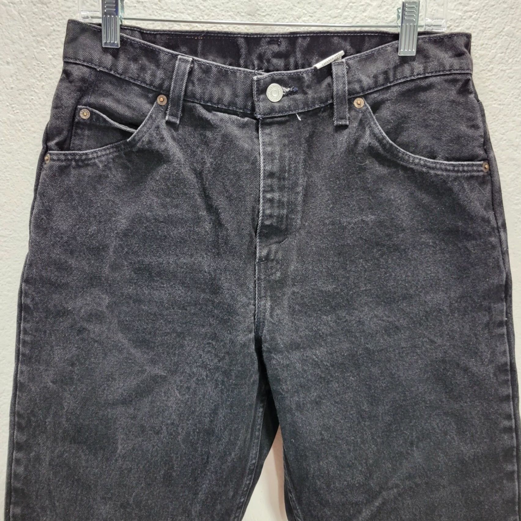 Levi's Vintage Levi's Women Black Jeans 13 XS? 13 Med Tapered Leg Relaxed USA Levi's? Size 34" / US 12 / IT 48 - 3 Thumbnail