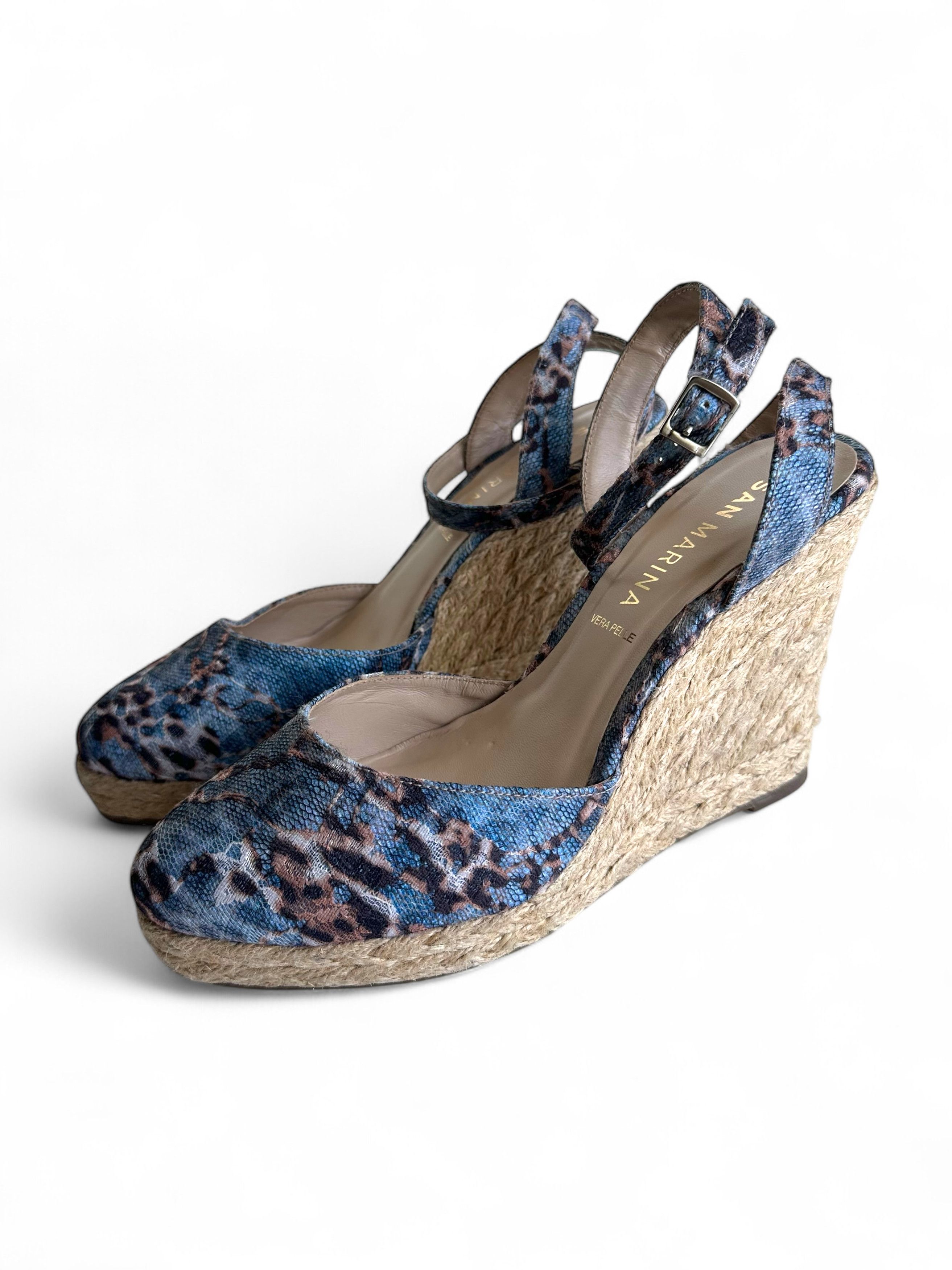 Other San Marina High Wedge Espadrille EU 39 Size US 8 / IT 38 - 5 Thumbnail